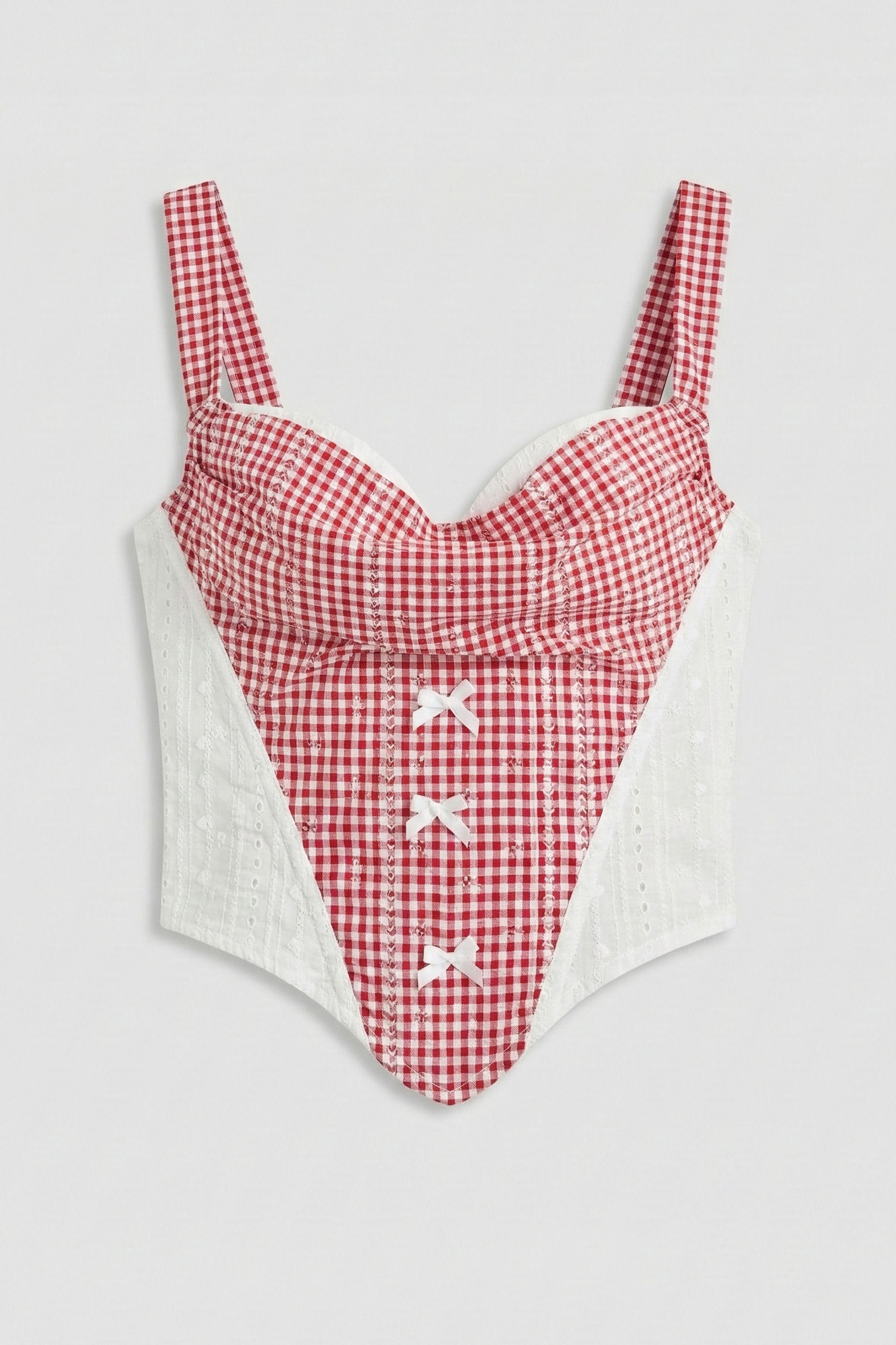 Kadın Beyaz Pembe w5 Özel Tasarım Bağcıklı Askılı Büstiyer