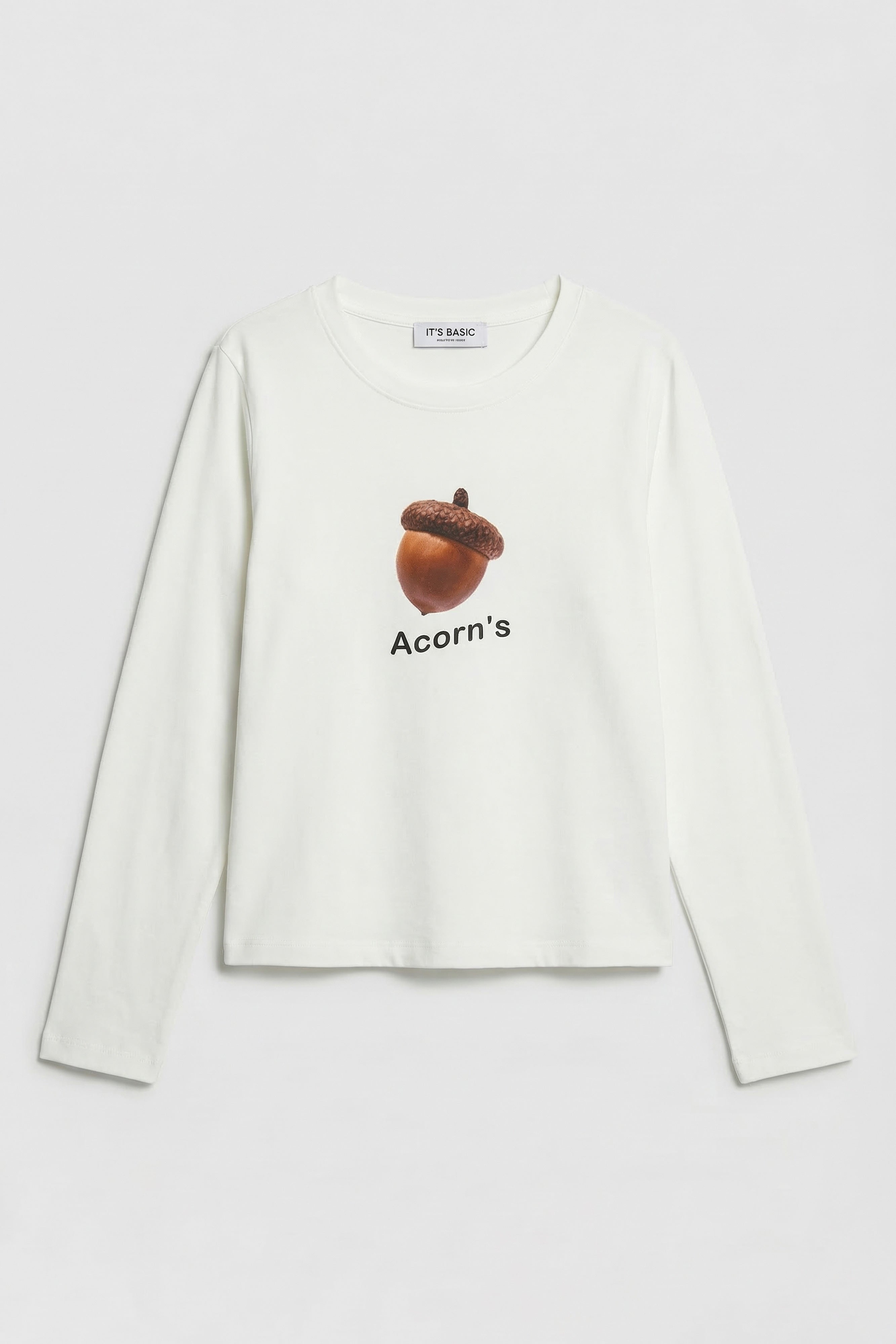 Kadın Beyaz w5 Oversize Baskılı %100 Pamuk Sweatshirt