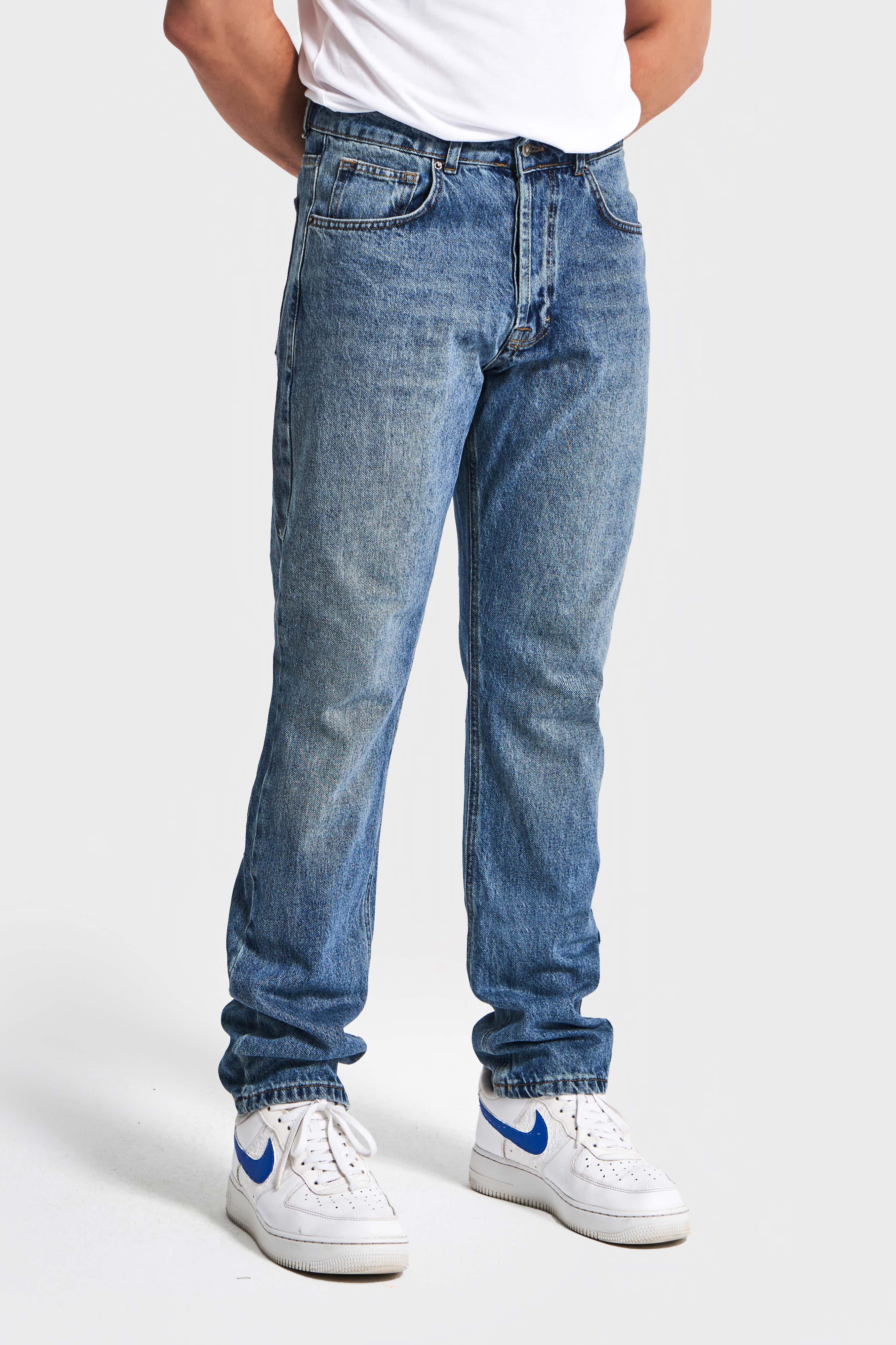 Men's Denim Color Straight Fit 100% Koton Denim