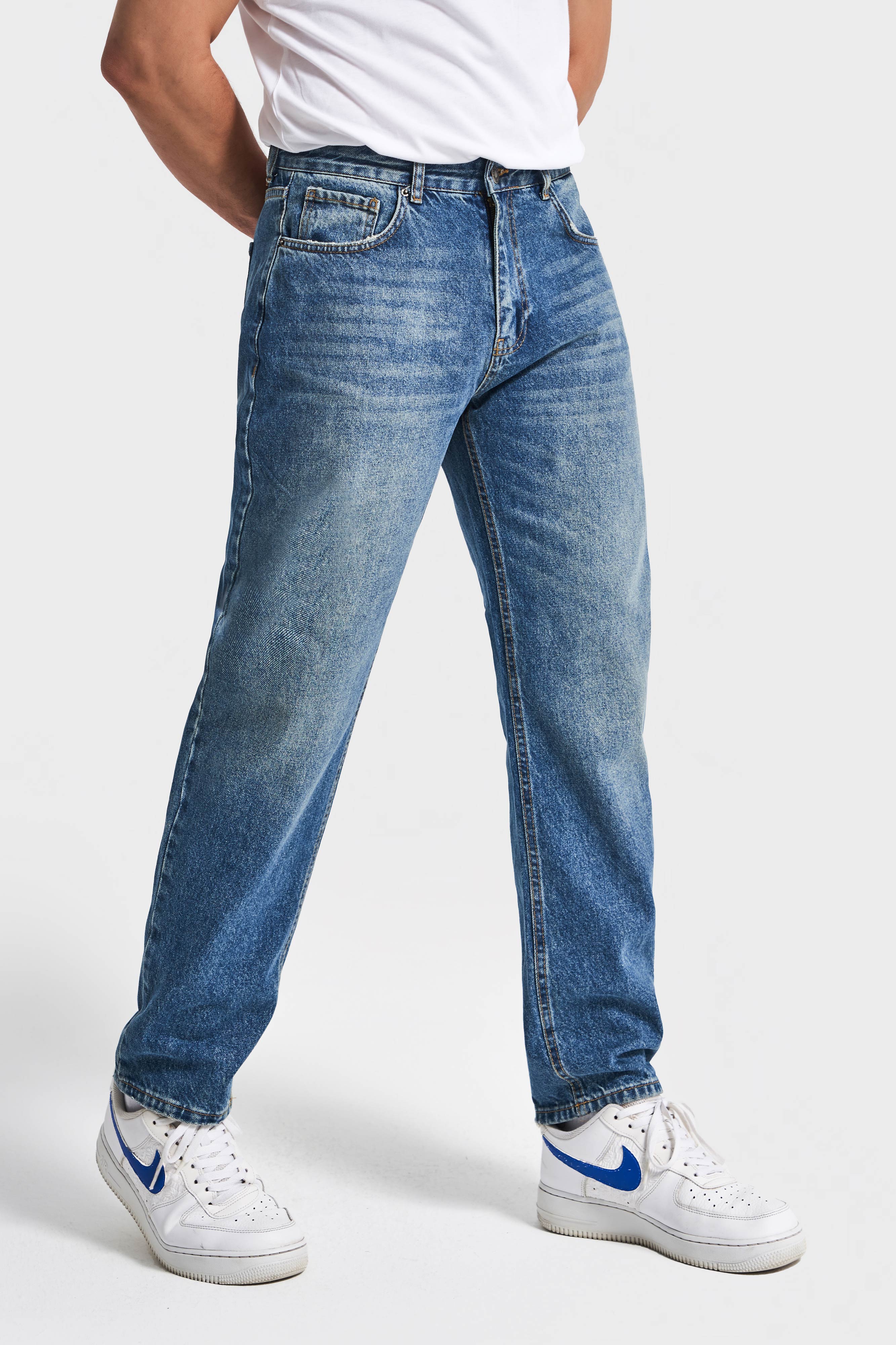 Erkek T.Kot Rengi 2w5-32 SC34 Straight Fit İç Boy 75cm %100 Koton Denim Jean