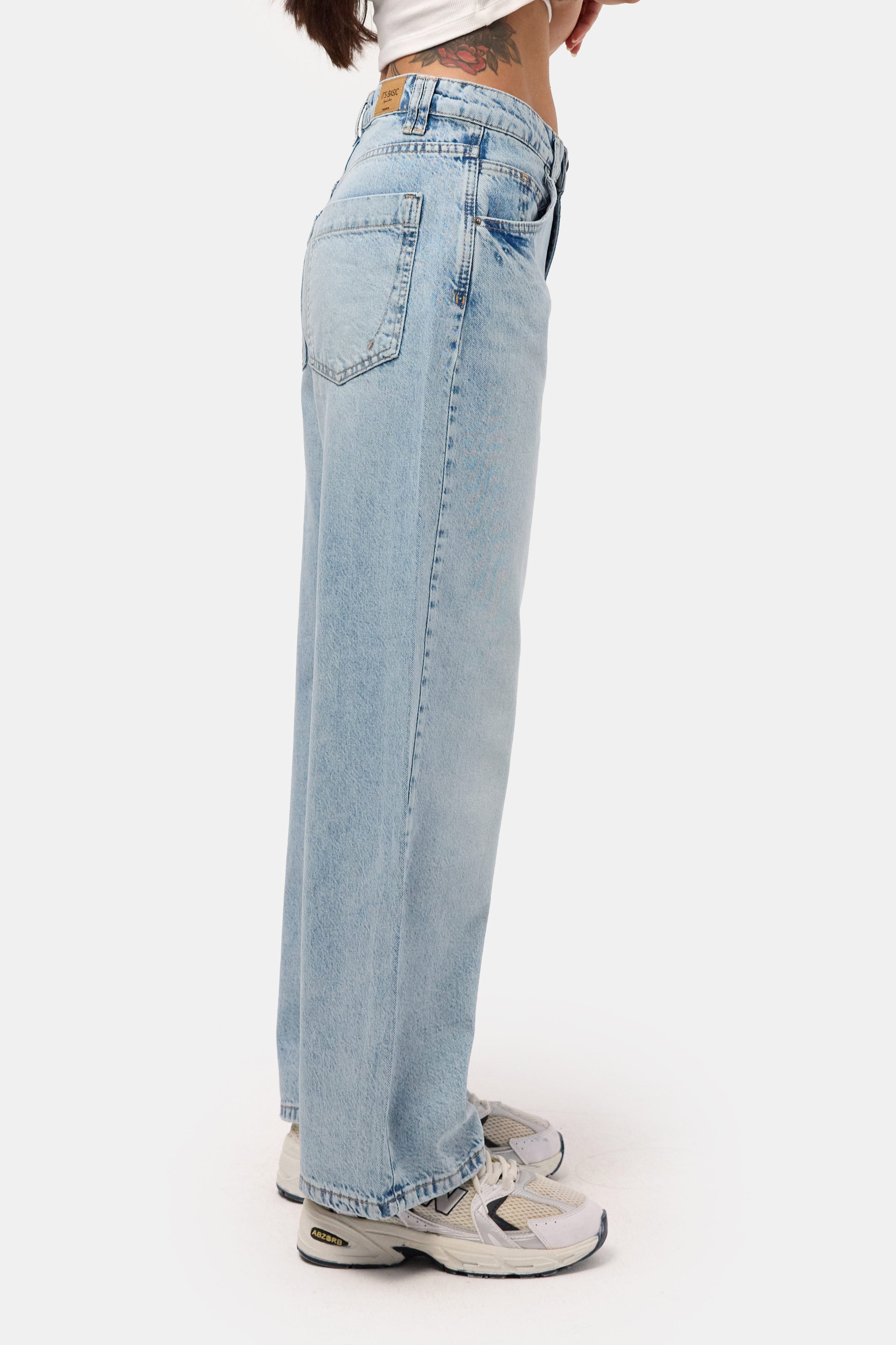 Kadın Ice 4s6-27 Baggy Low Rise Fit Tokyo %100 Koton Denim Jean
