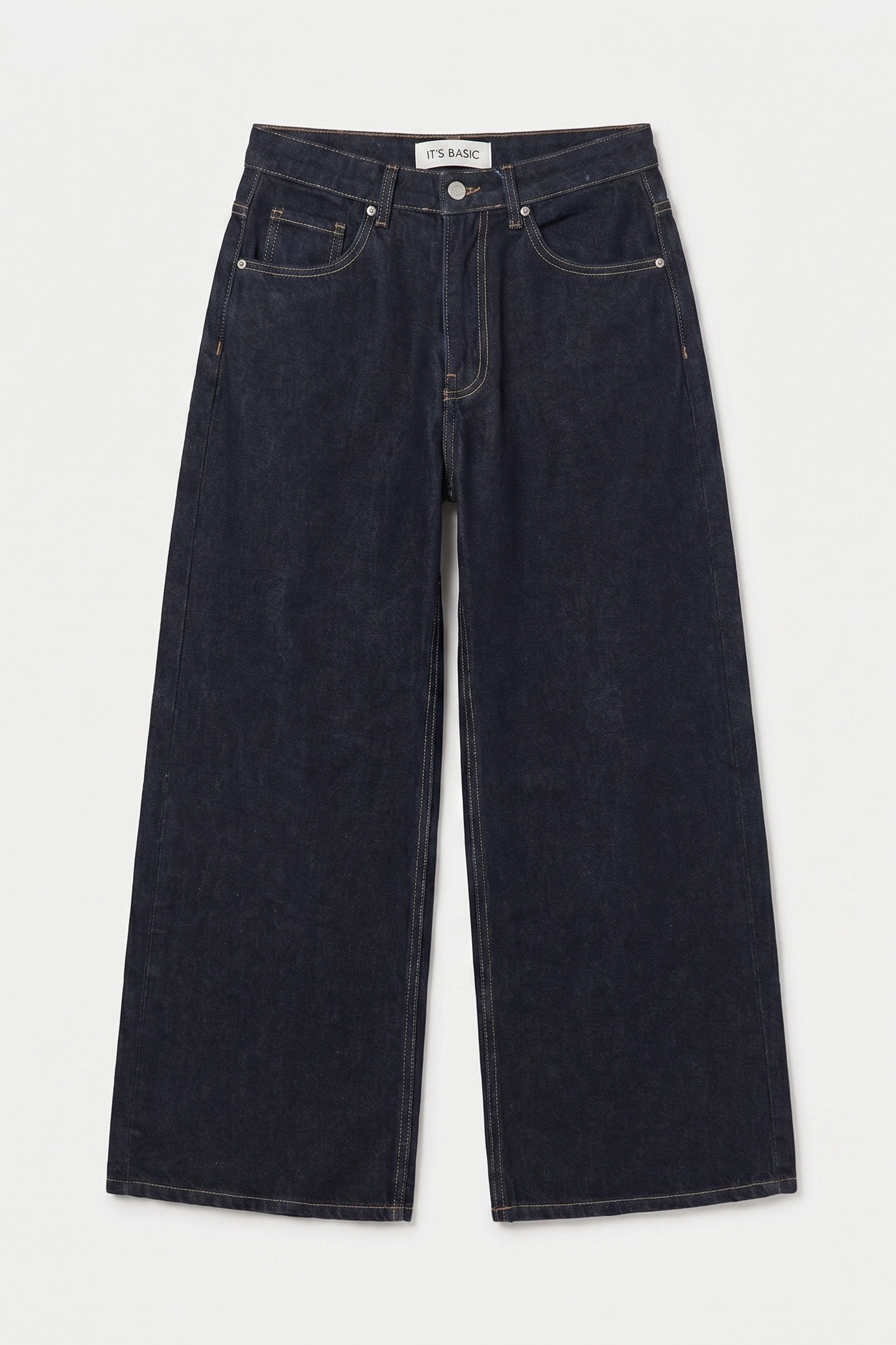 Kadın İndigo Selvedge 7s6-50 Baggy Low Rise Fit Tokyo %100 Koton Denim Jean