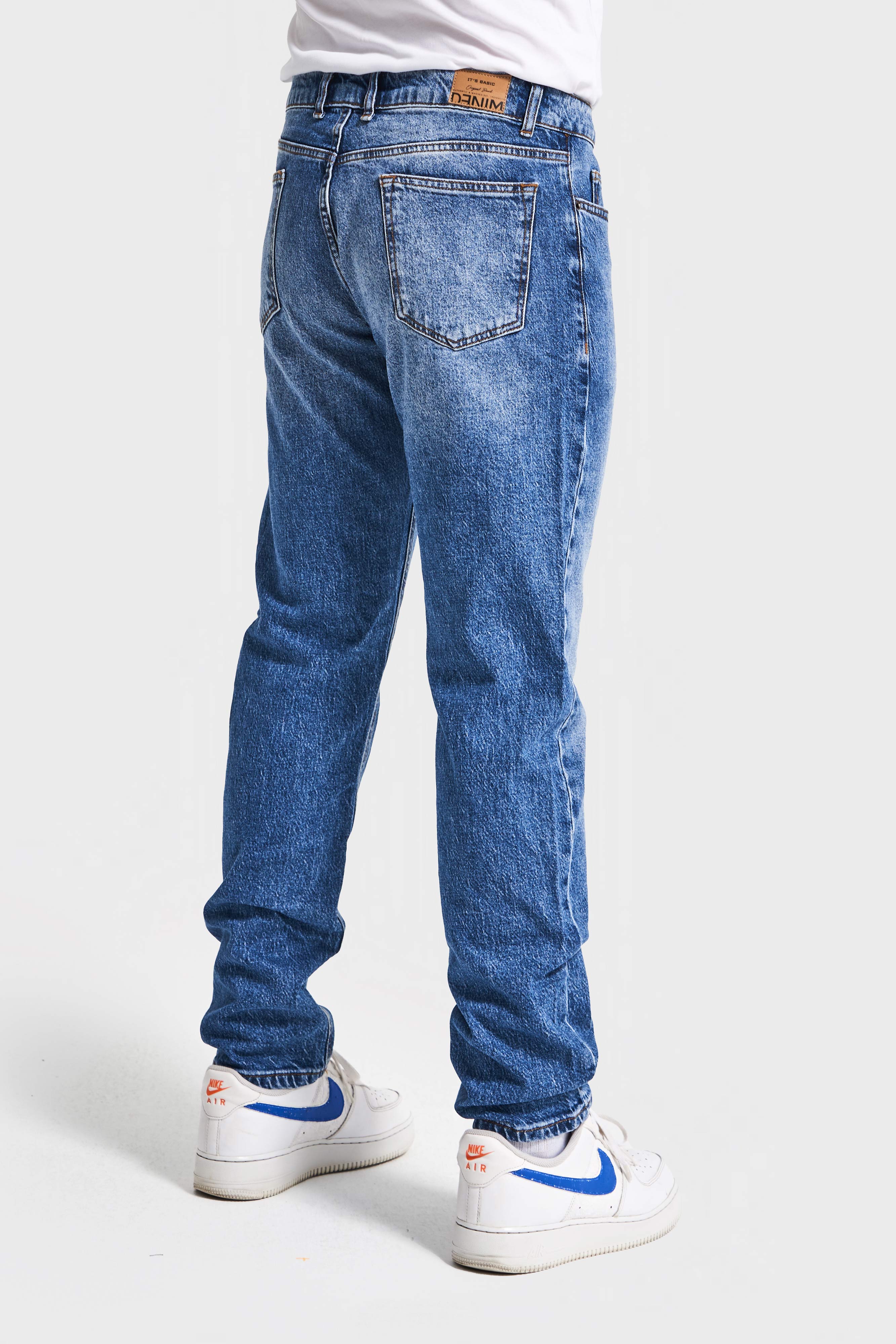 Men's Jeans Color Slim Fit Lycra Fabric Denim