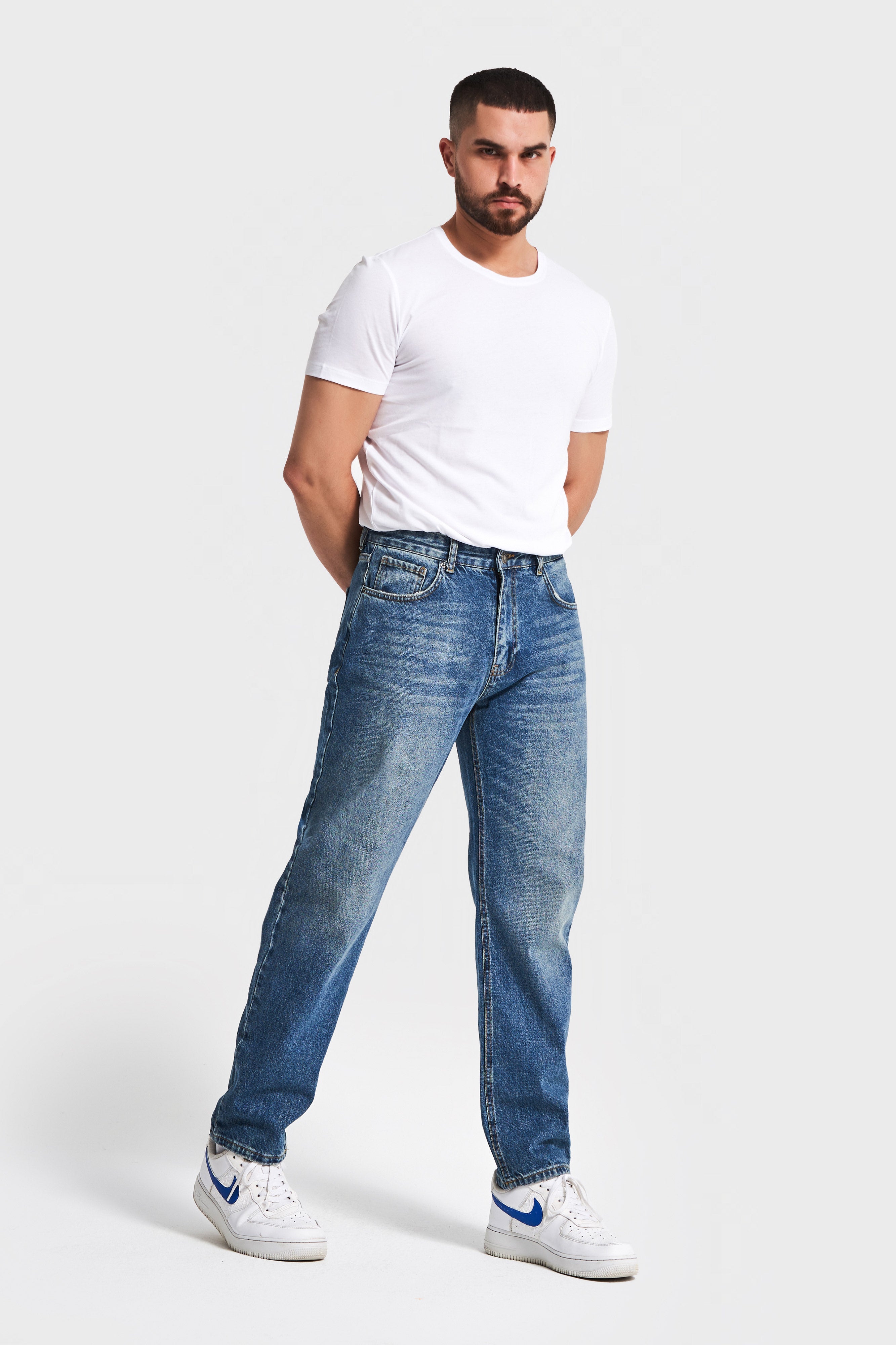 Erkek T.Kot Rengi 2w5-32 Slim Crop Fit %100 Koton İç Boy 70cm Denim Jean