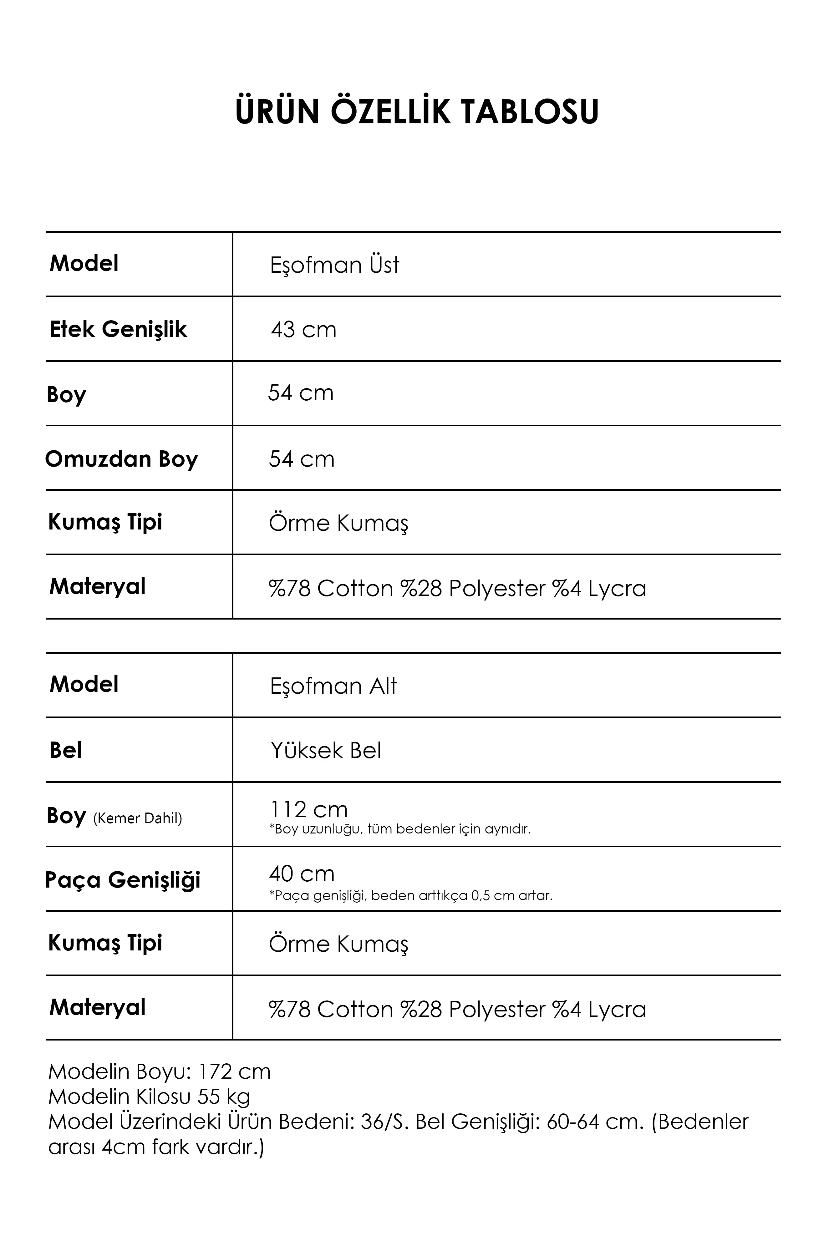 Kadın Lacivert Ekru s6-56 Kapüşonlu Sweatshirt Yürüyüş Efofman Pantolon 2'li Tasarım Takım