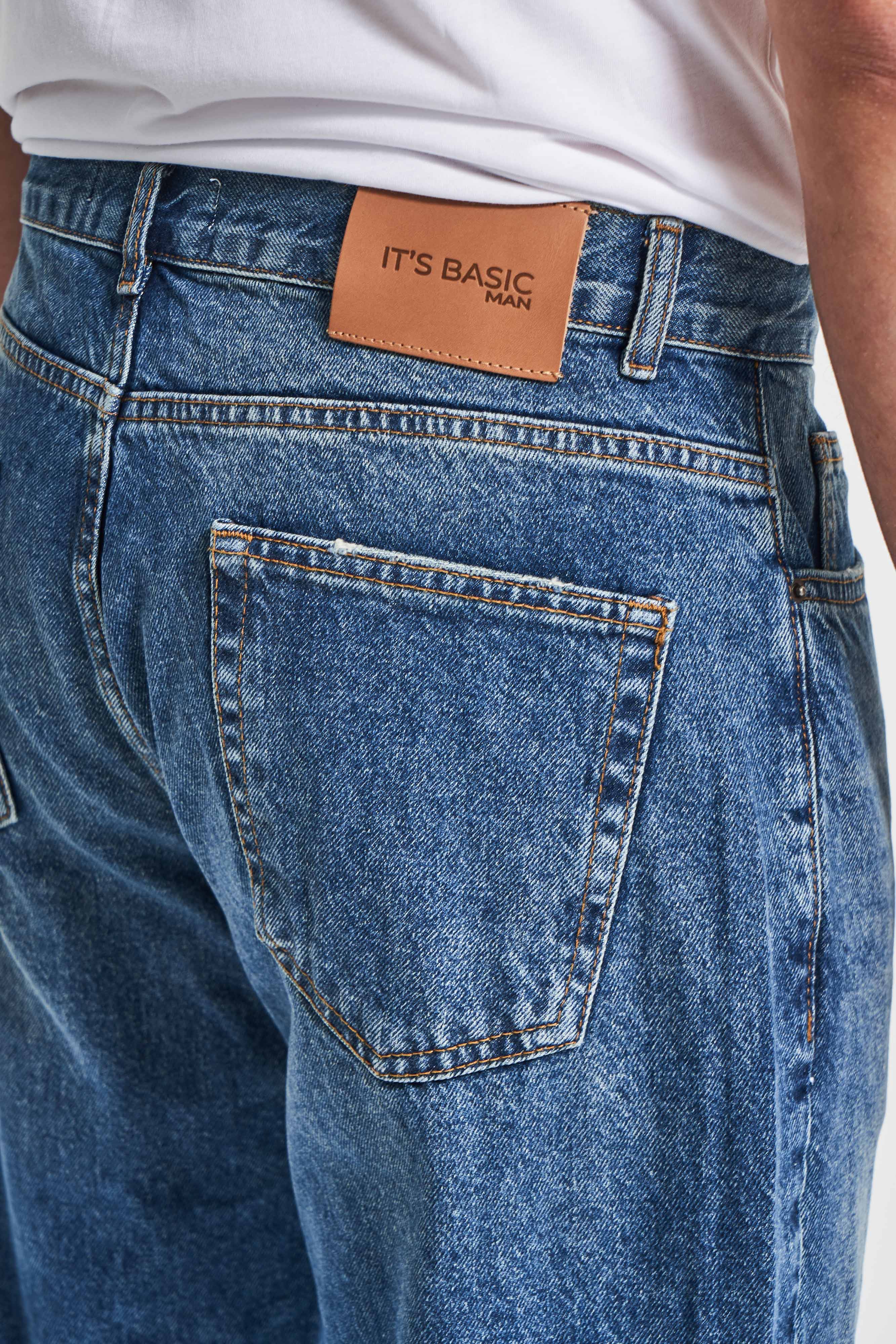 Erkek T.Kot Rengi 2w5-32 Slim Crop Fit %100 Koton İç Boy 70cm Denim Jean