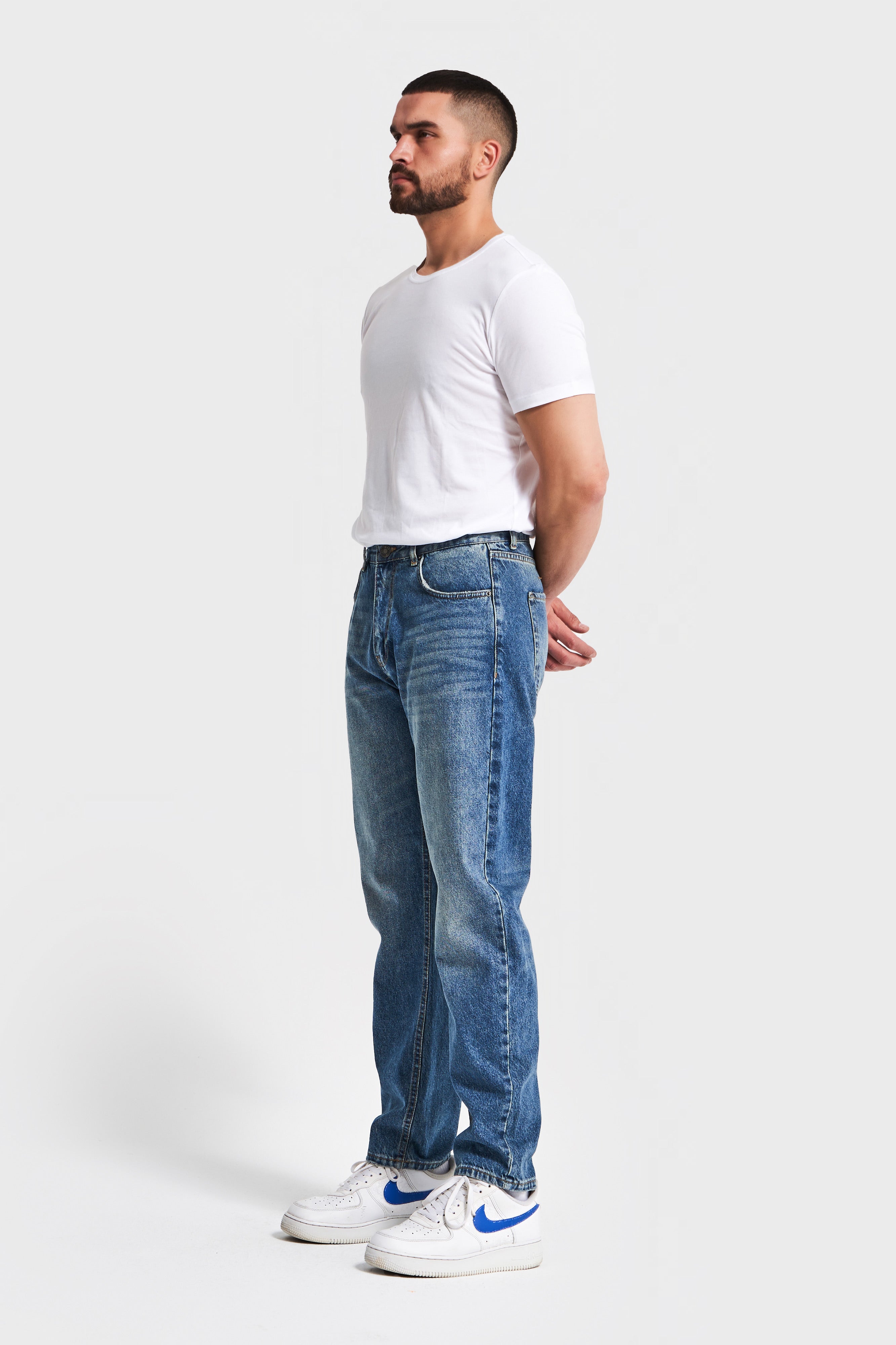 Erkek T.Kot Rengi 2w5-32 Slim Crop Fit %100 Koton İç Boy 70cm Denim Jean