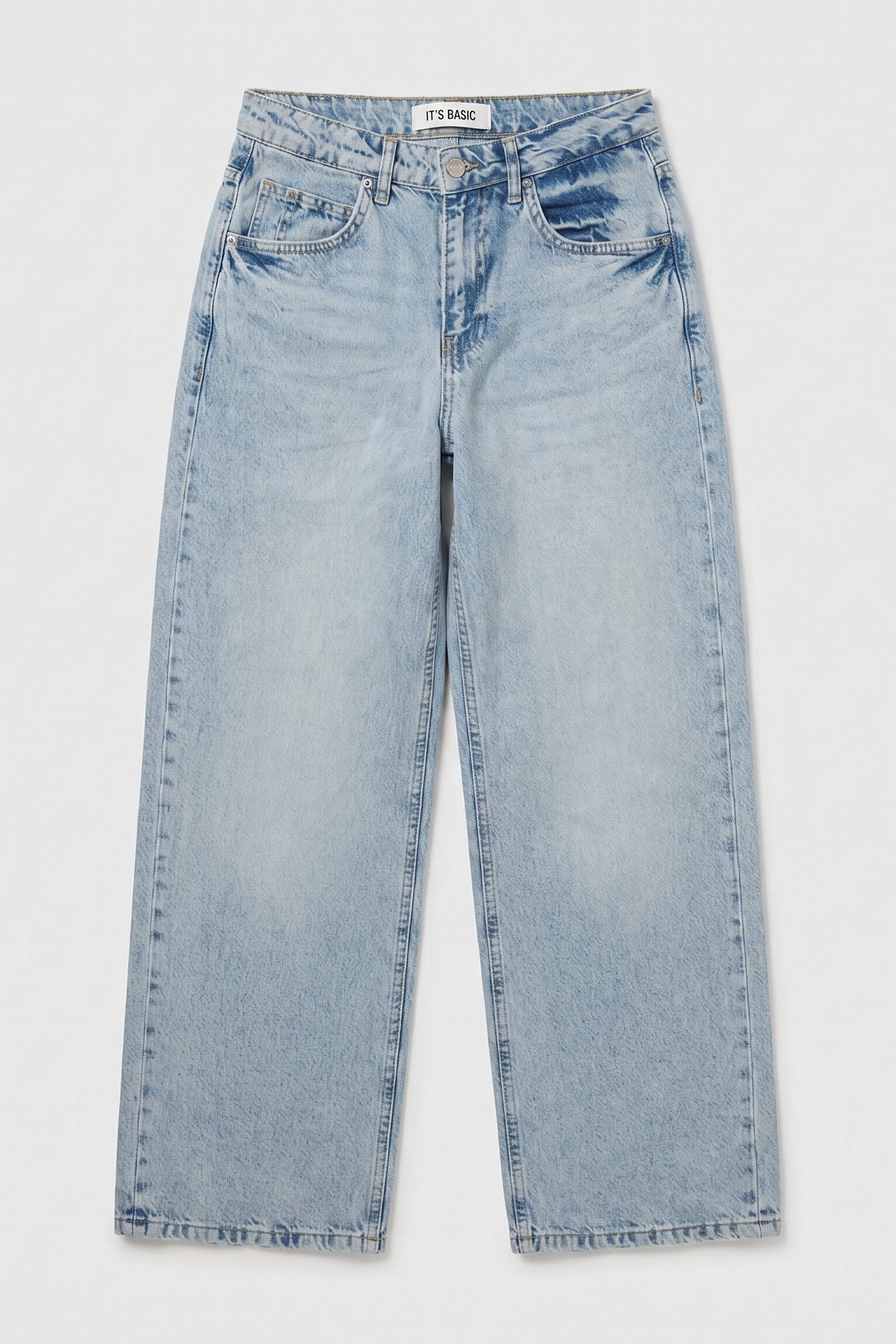 Kadın Ice 4s6-27 Baggy Low Rise Fit Tokyo %100 Koton Denim Jean
