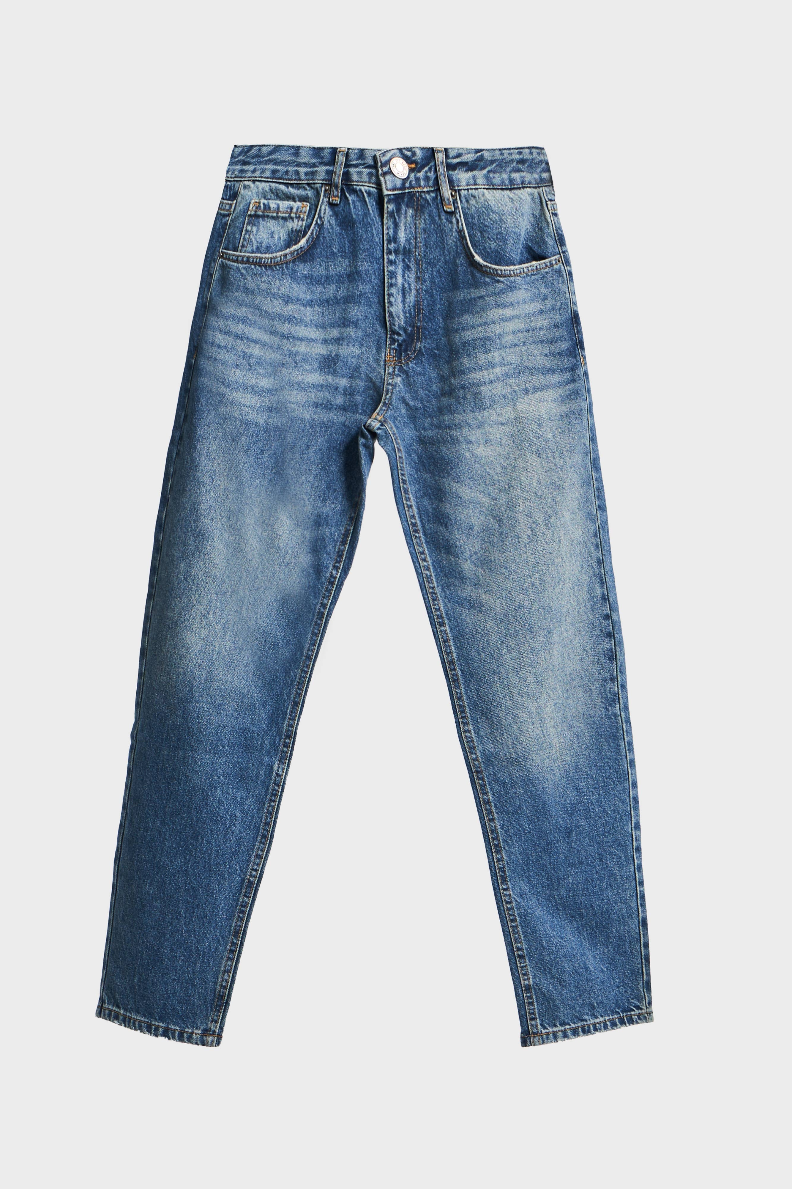 Erkek T.Kot Rengi 2w5-32 SC34 Straight Fit İç Boy 75cm %100 Koton Denim Jean