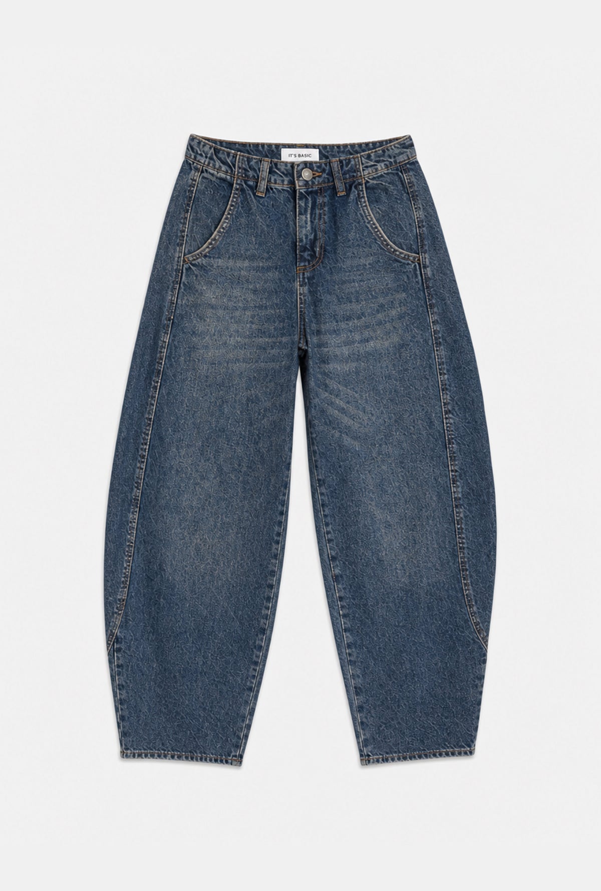 Kadın 2w6-8 Barrel Fit %100 Koton Denim Jean