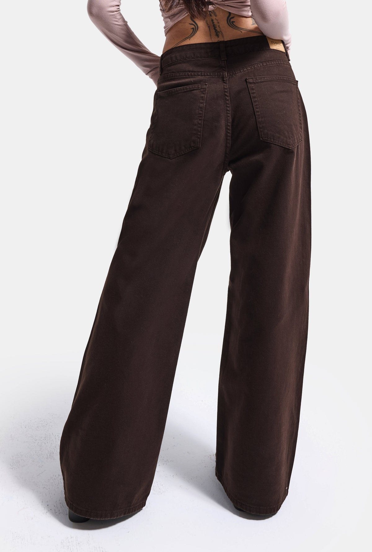 Kadın 6w6-81 Süper Baggy Fit Denim Jean