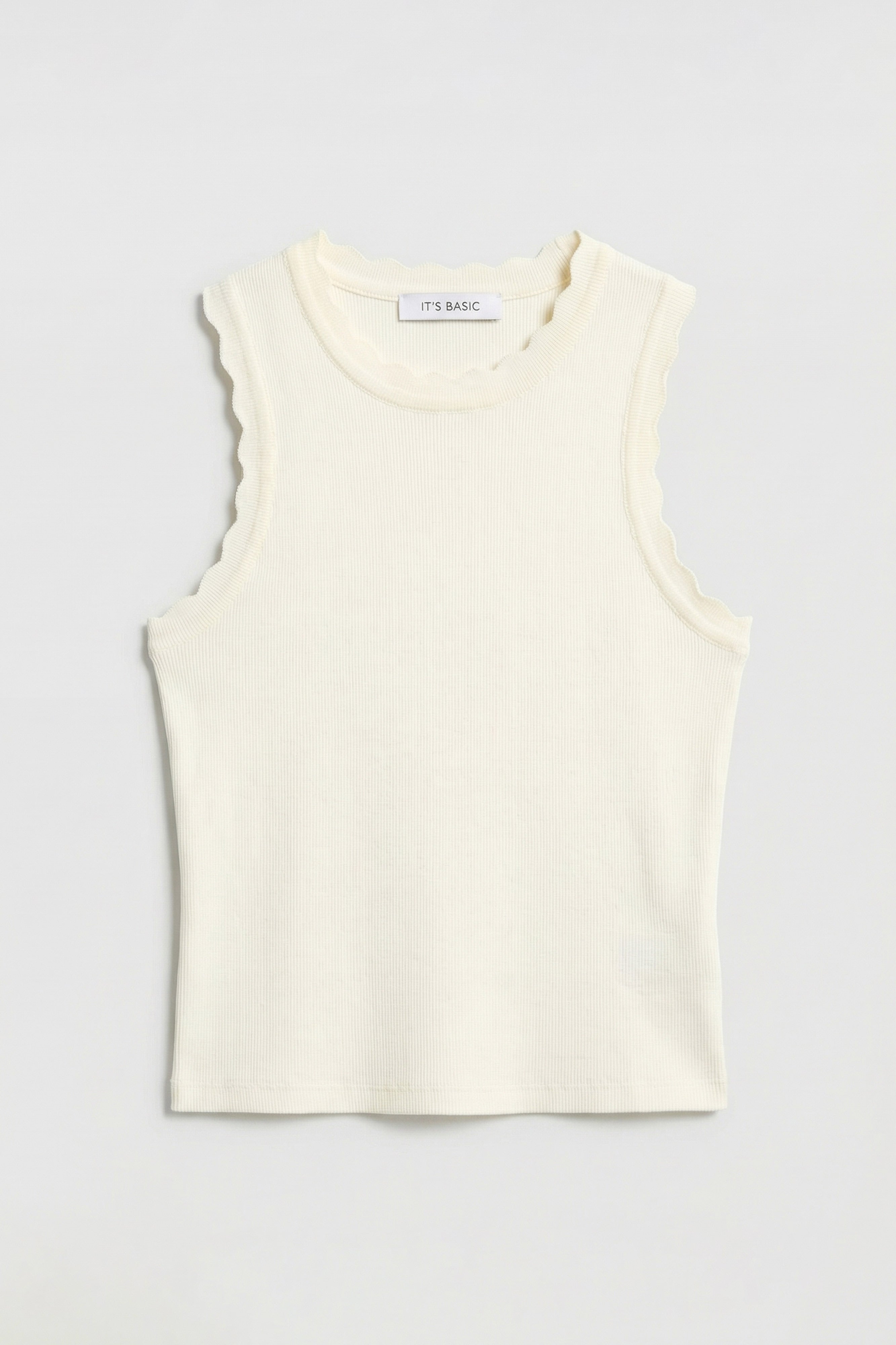 Kadın Ekru s6-101 Crop İnce Yazlık Triko Body