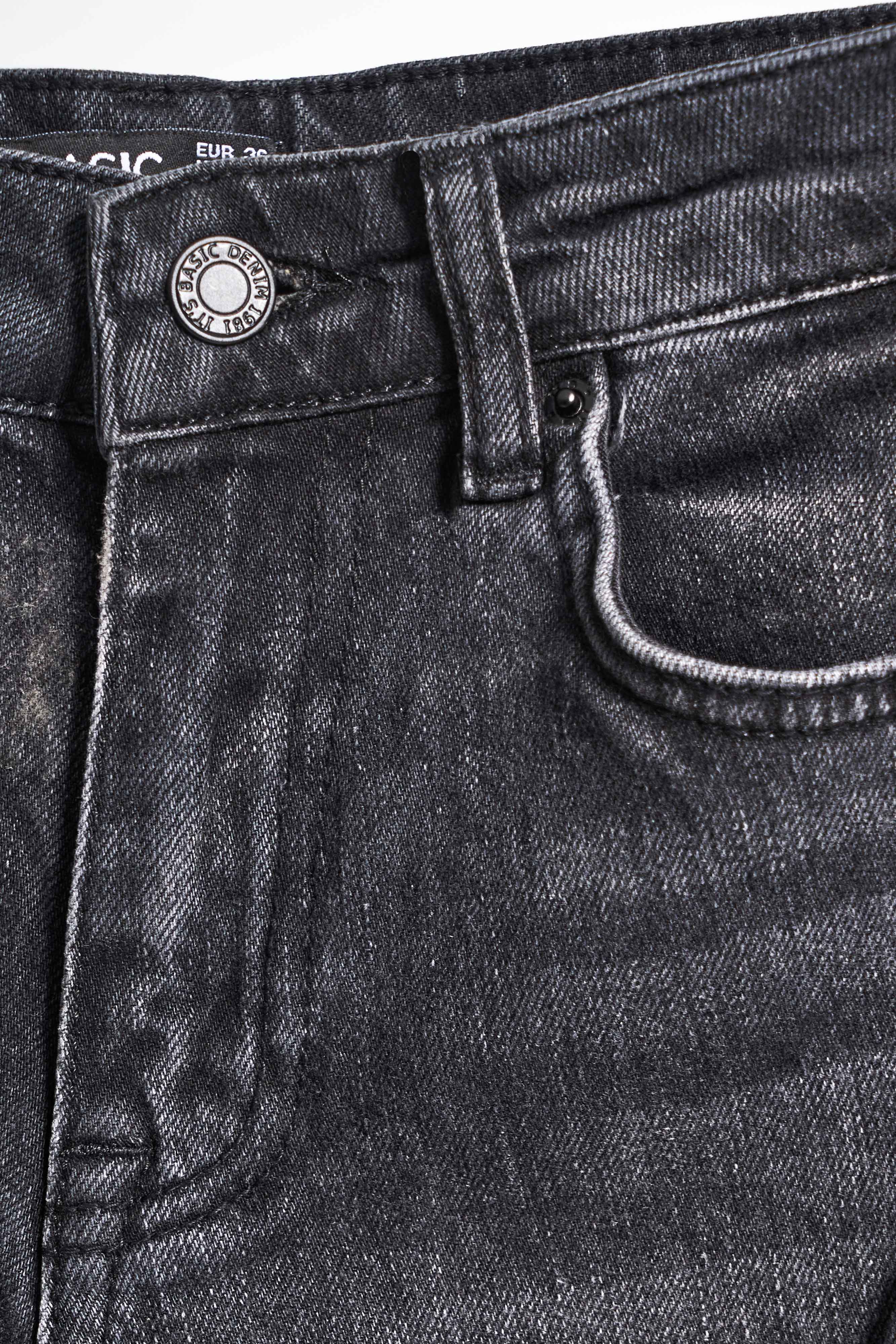 Kadın Füme Renk 2w5-1 Midrise Flare Fit İç Boy 83cm Esnek Kumaş Denim Jean