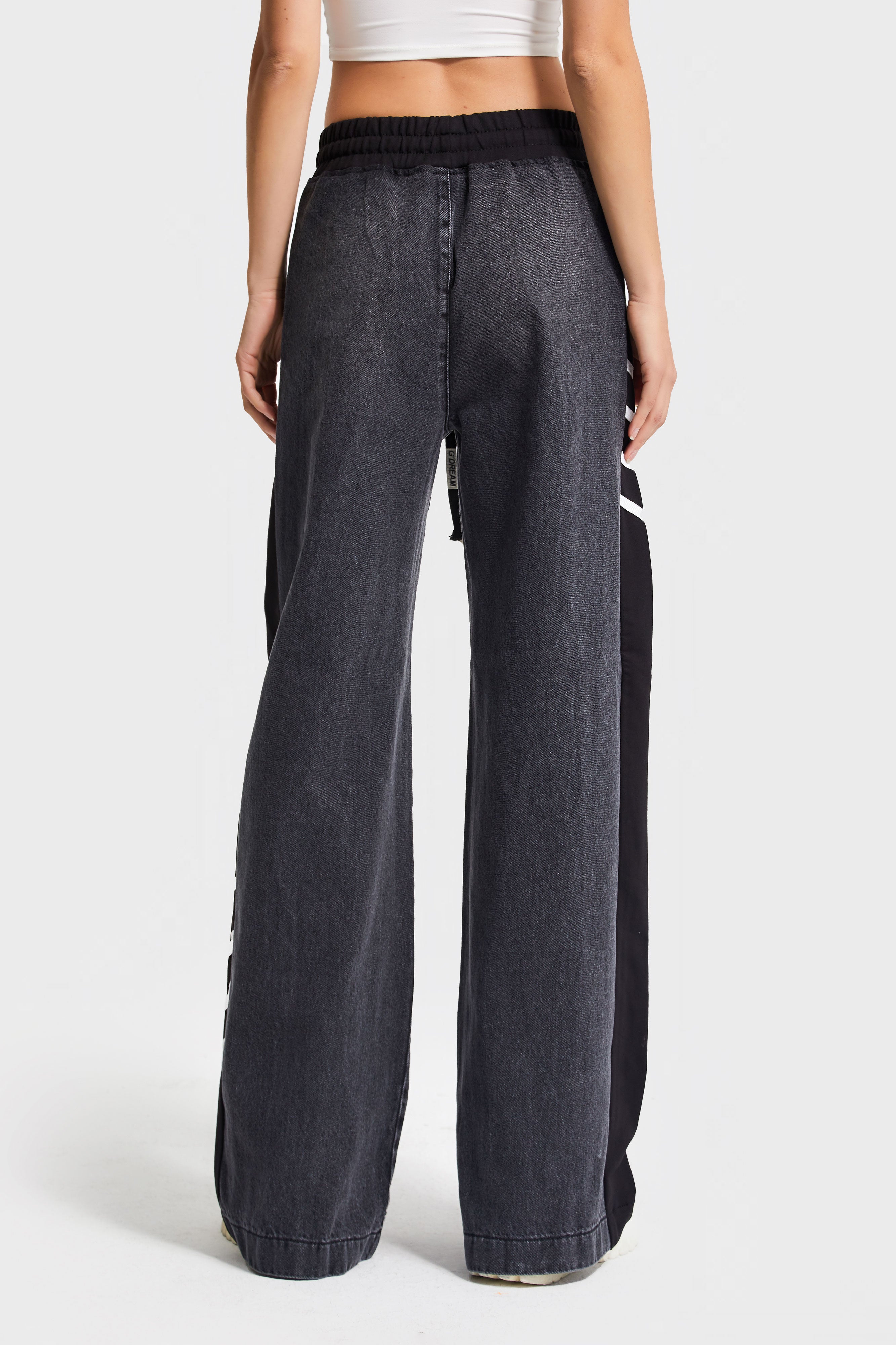 Kadın Füme Renk 2w5-1 Straight Fit Çift Parça Denim Jean