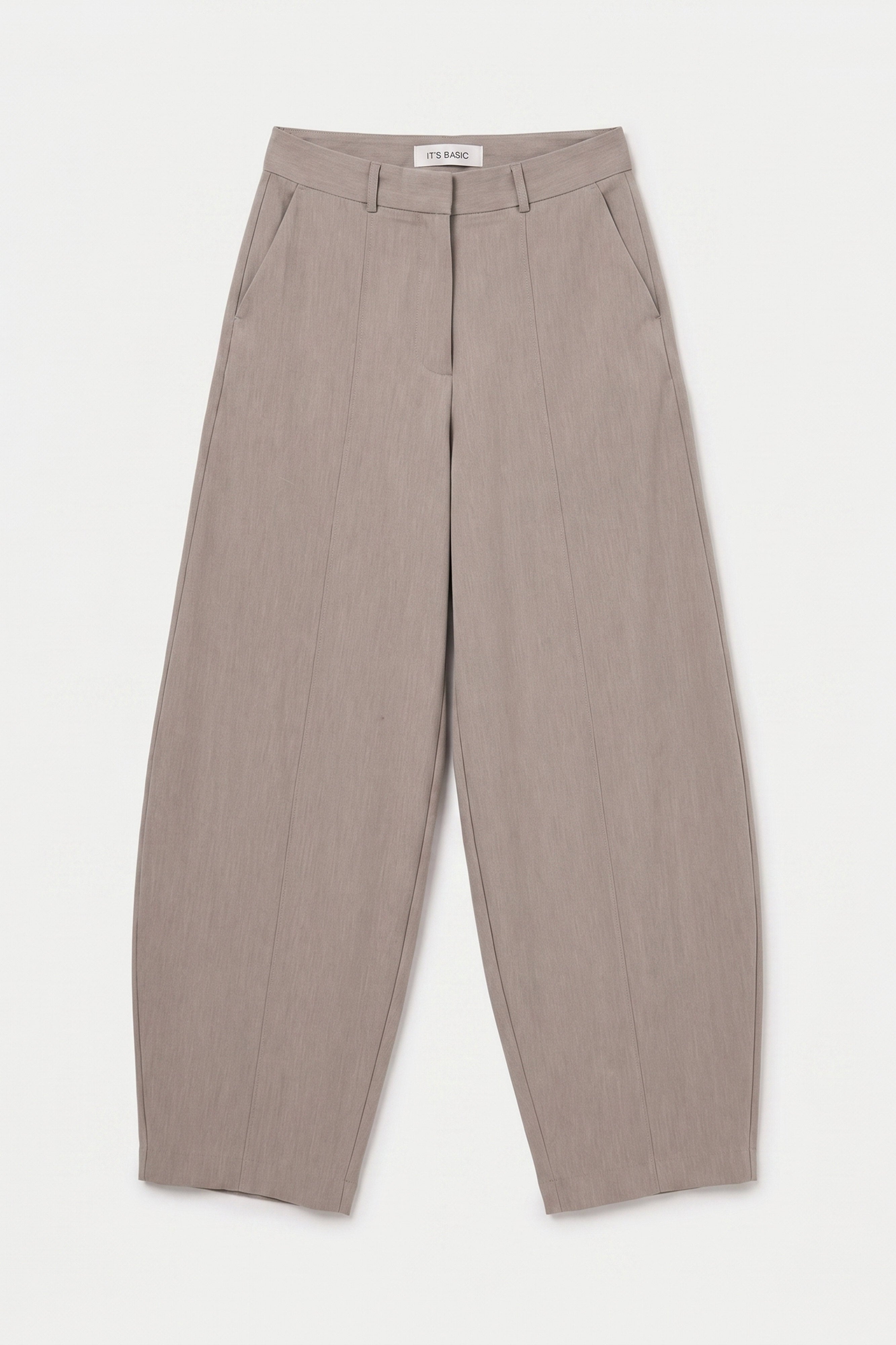 Kadın Gri s6-57 Skater Balon Fit Pantolon