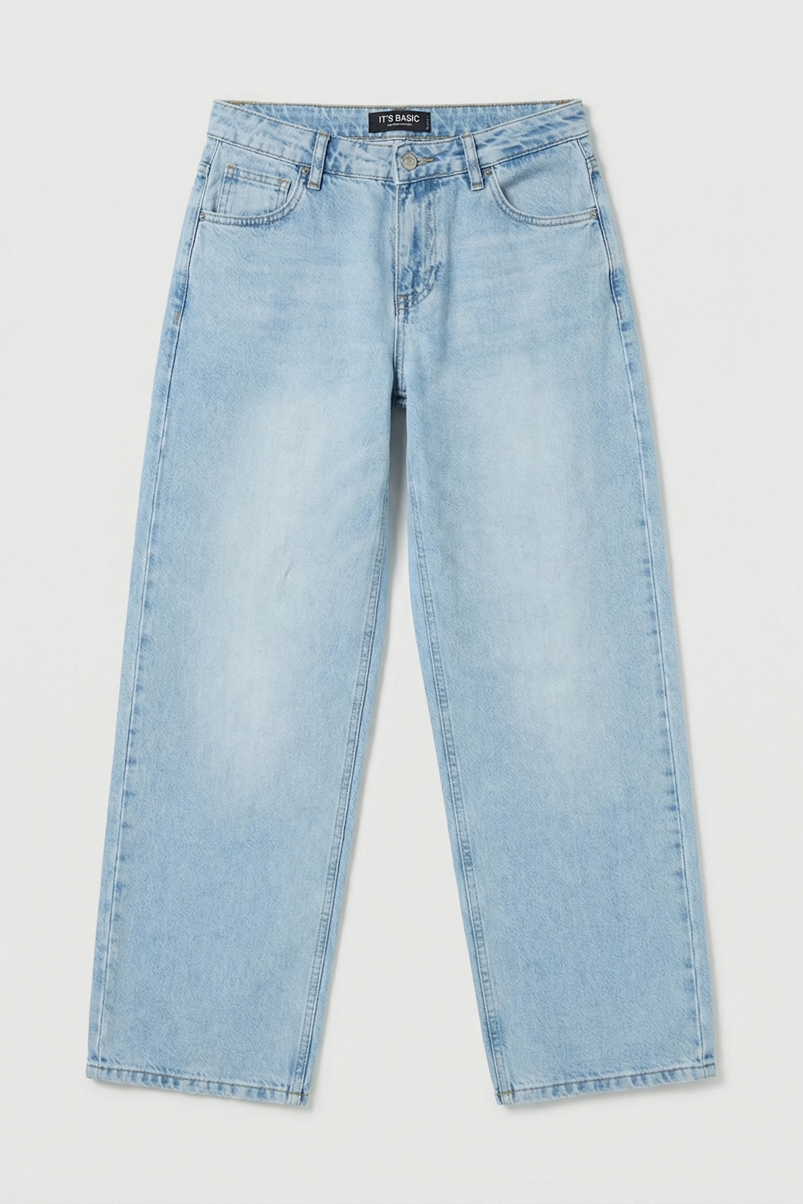 Kadın Ice 2s6-3 Barrel Mid Rise Fit Orta Bel Denim Jean