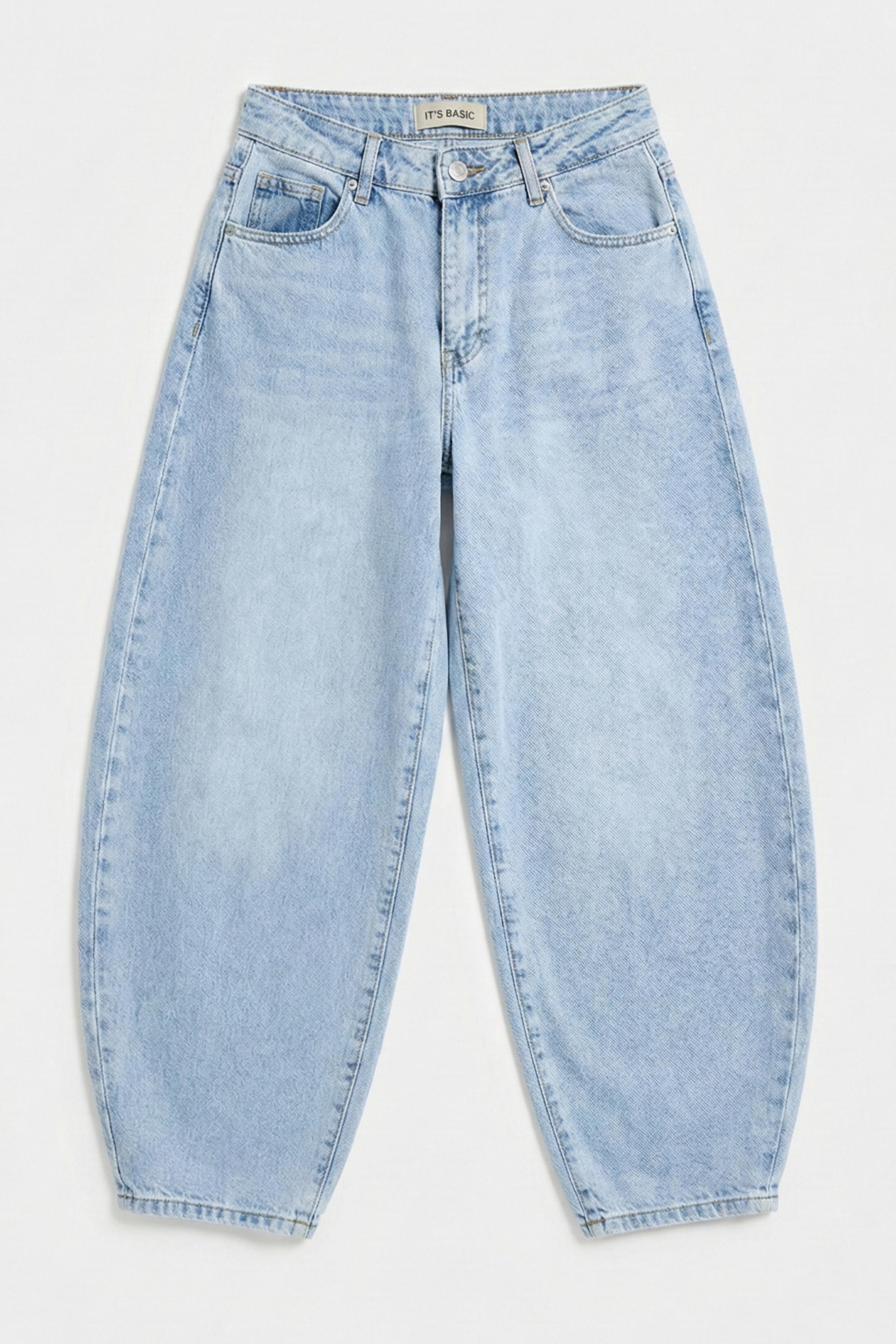 Kadın Ice 4s6-3 Mega Balon Fit %100 Koton Denim Jean