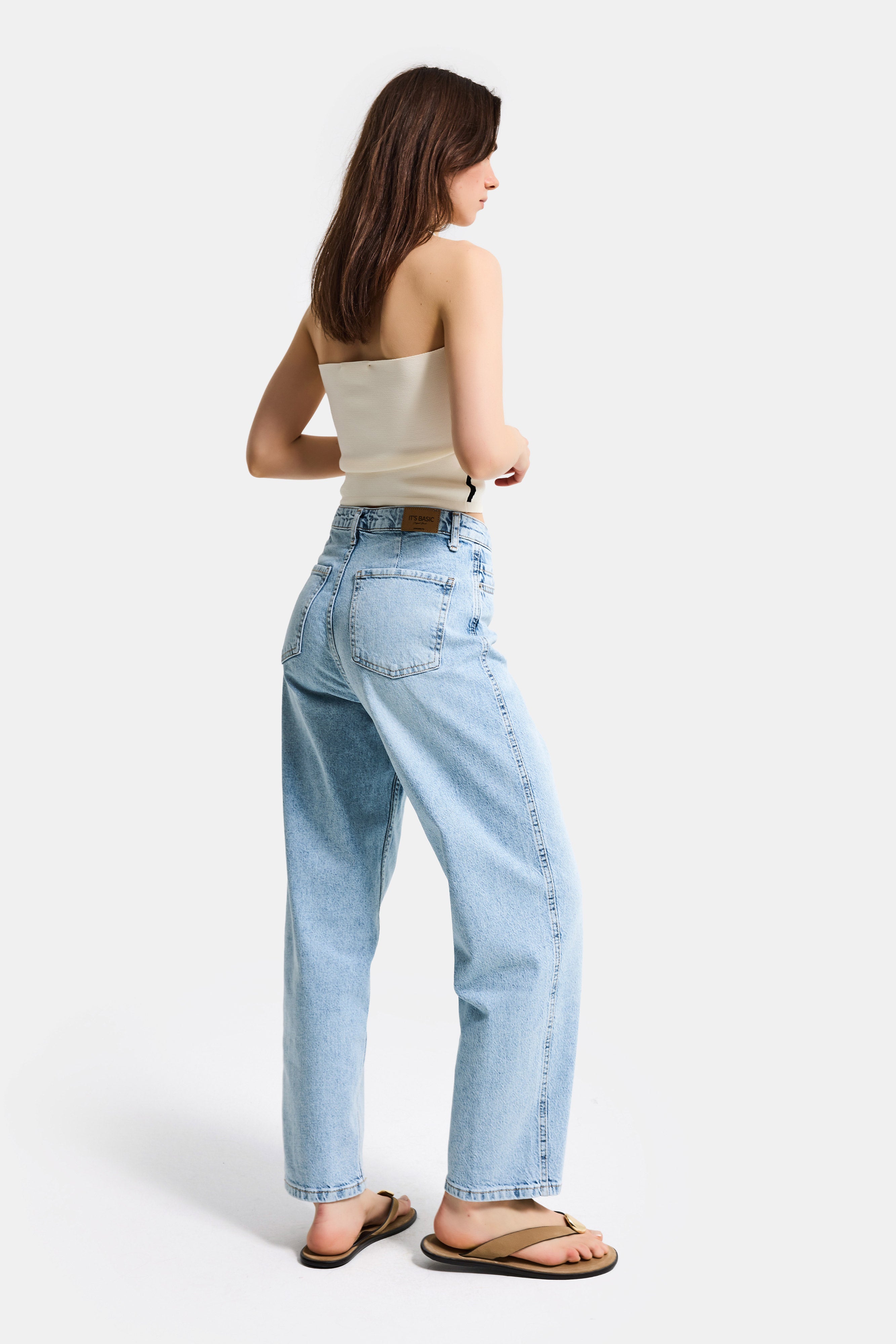 Kadın Ice 4s6-3 Relax Fit Esnek Kumaş Denim Jean