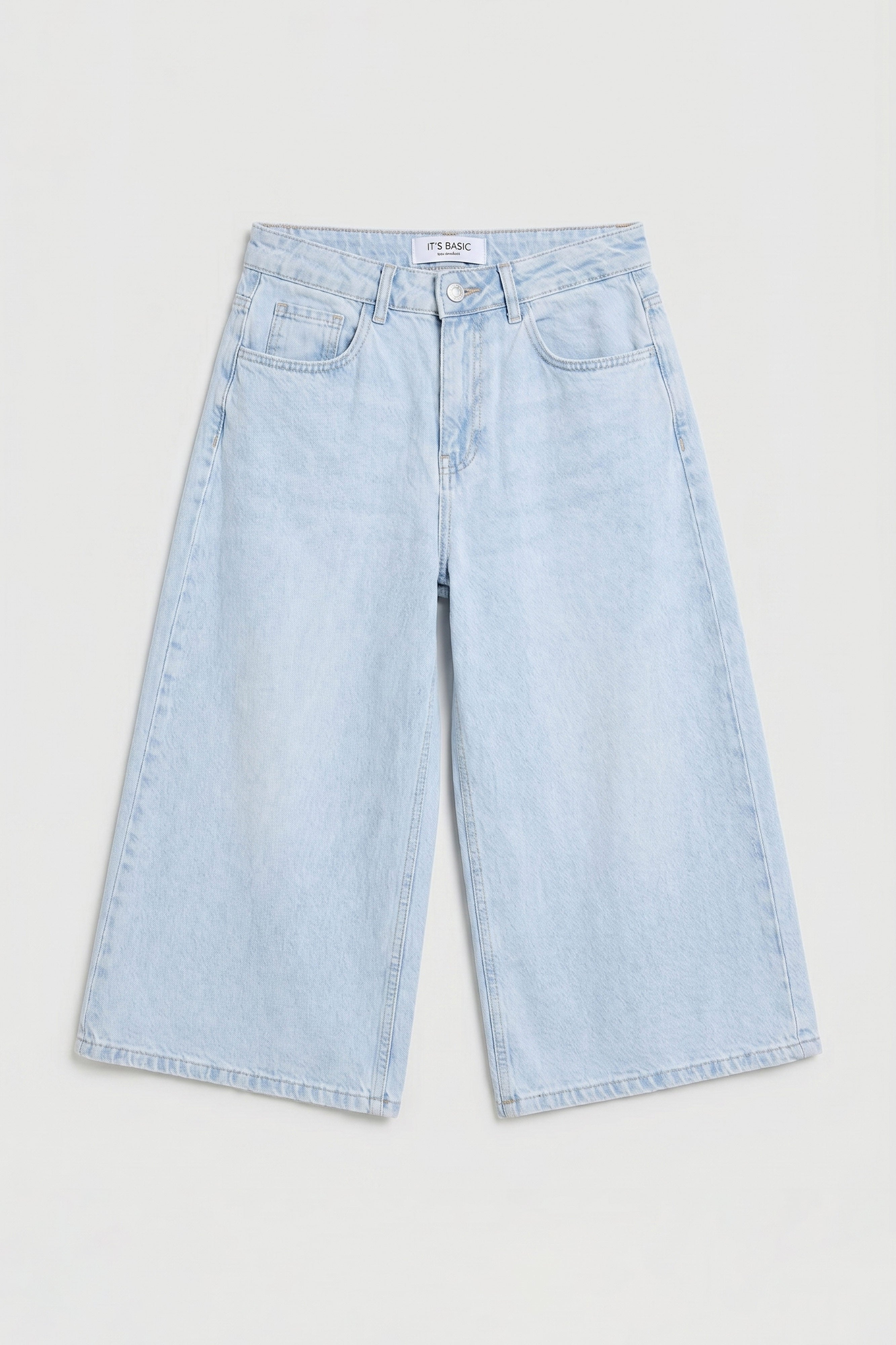 Kadın Ice 4s6-3 Süper Baggy Fit Maxi Boy Bermuda Denim Şort