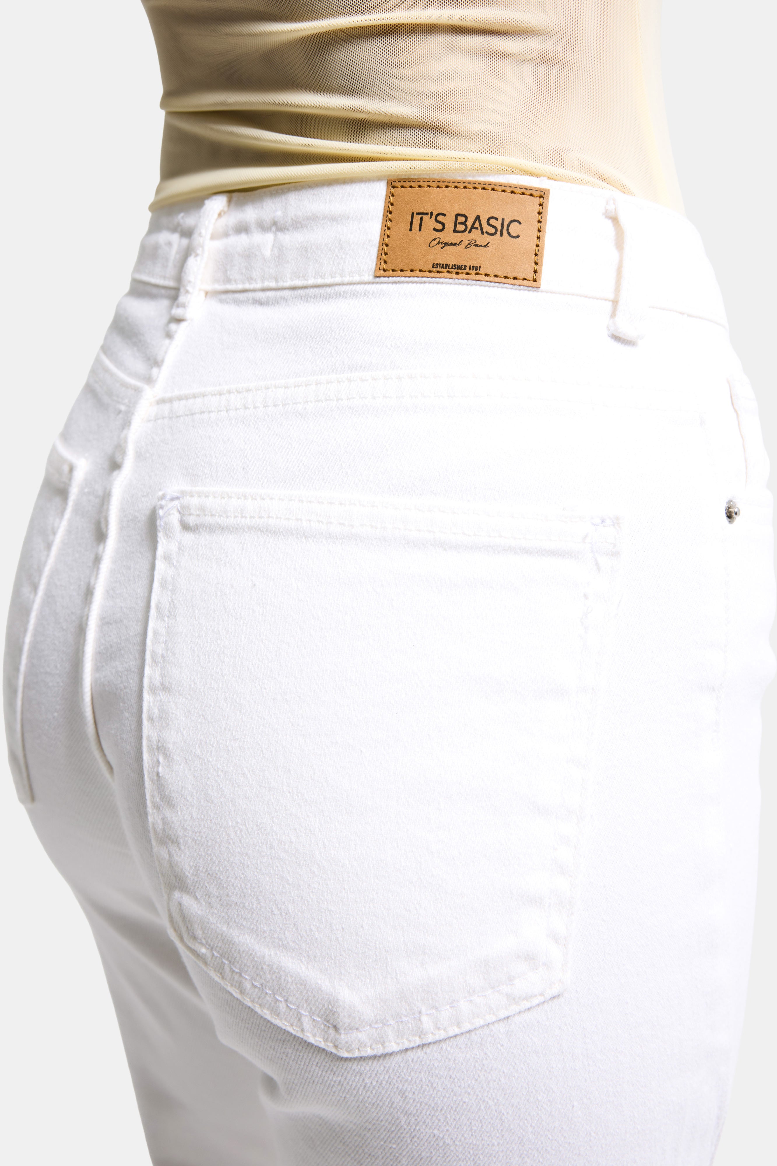 Kadın Kırık Beyaz 7s6-101 MRY Flare Fit Komfort Kumaş Denim Jean