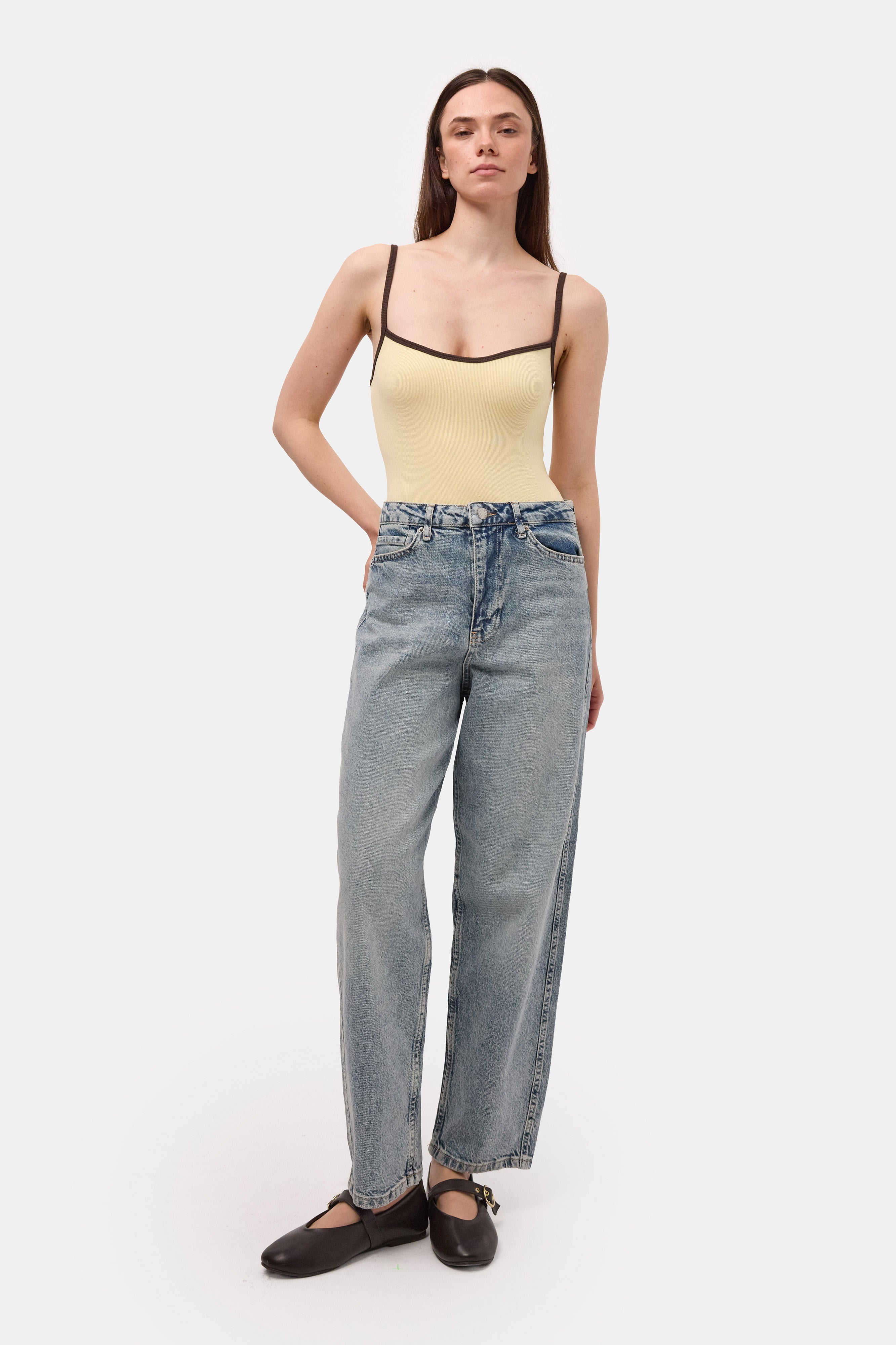 Kadın Kot Renk 4s6-32 Relax Fit Esnek Kumaş Denim Jean
