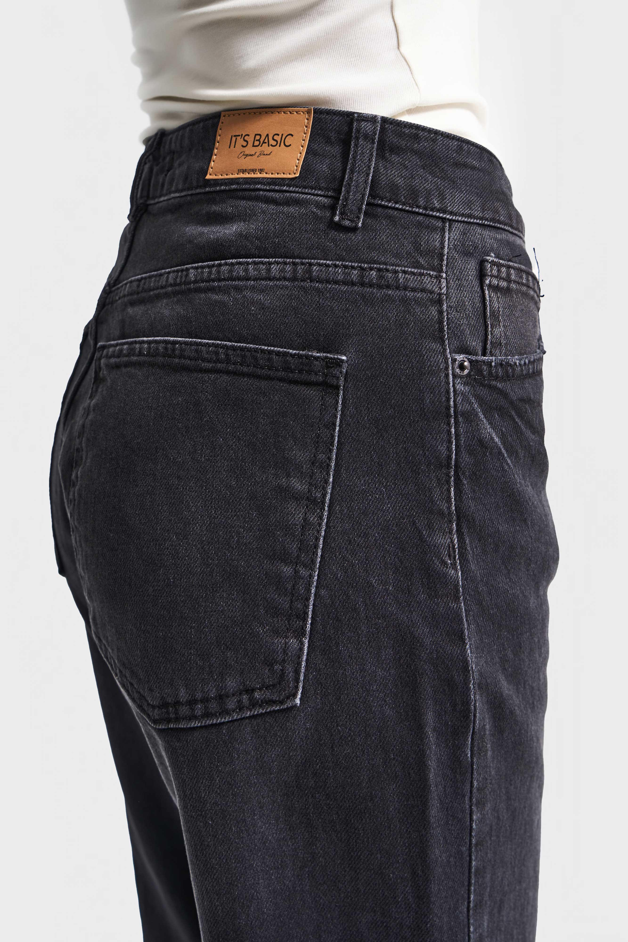 Kadın Koyu Füme Renk 2w5-1 Flare Fit Komfort Kumaş İç Boy 83cm Denim Jean