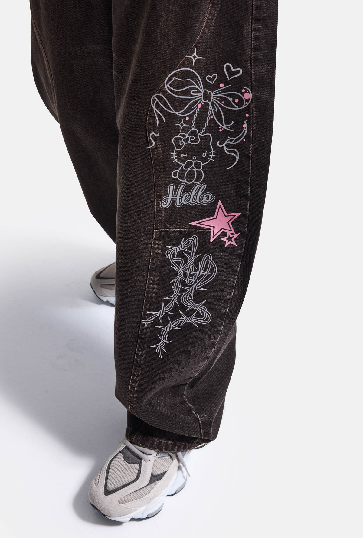 Kadın Koyu Kot 2w6-161 Barrel Fit Özel Tasarım Denim Jean