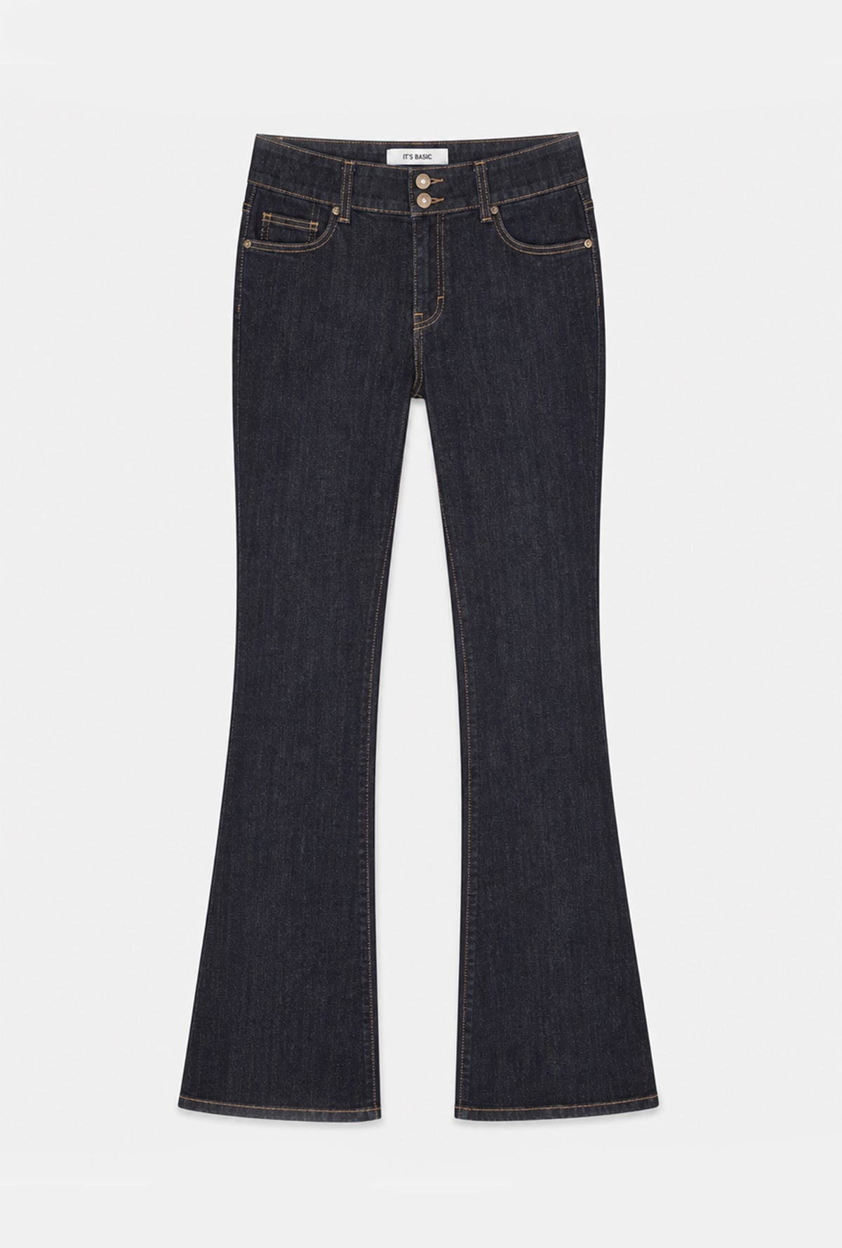 Kadın Selvedge 7w6-50 Slim Flare Fit Esnek Kumaş Denim Jean