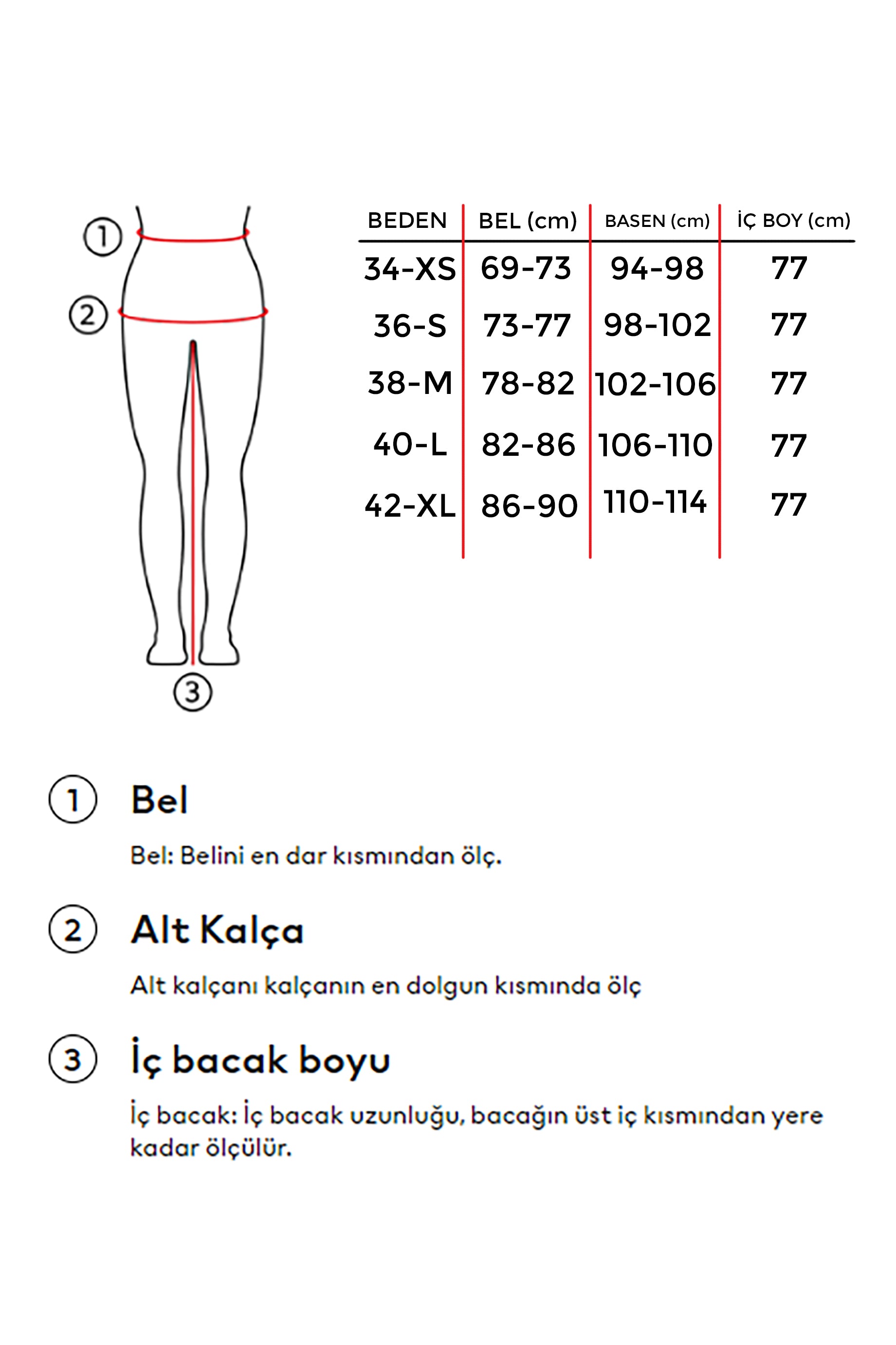 Kadın Siyah Renk 26w41 İnce Fitilli Kadife Kumaş Skater Fit Pantolon