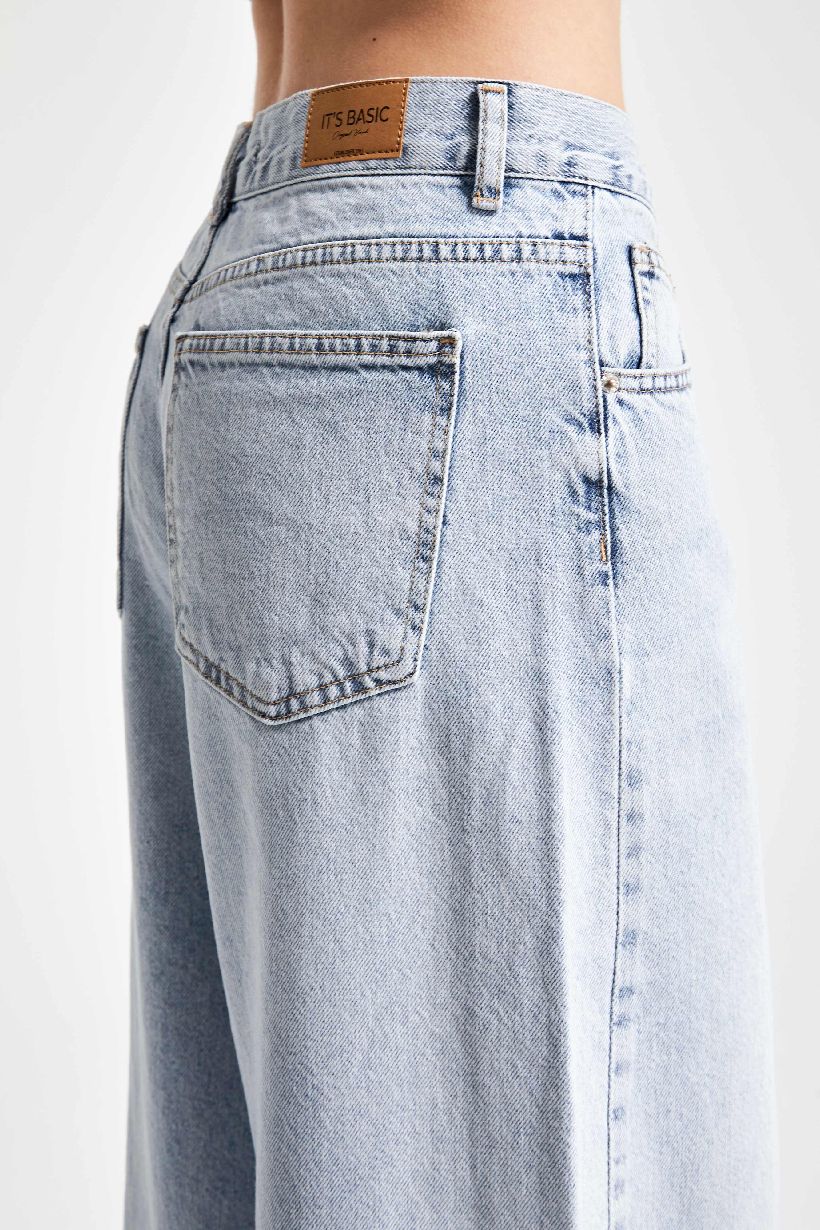 Женские зимние джинсы Hera 17S5-3, джинсовые брюки Palazzo Fit