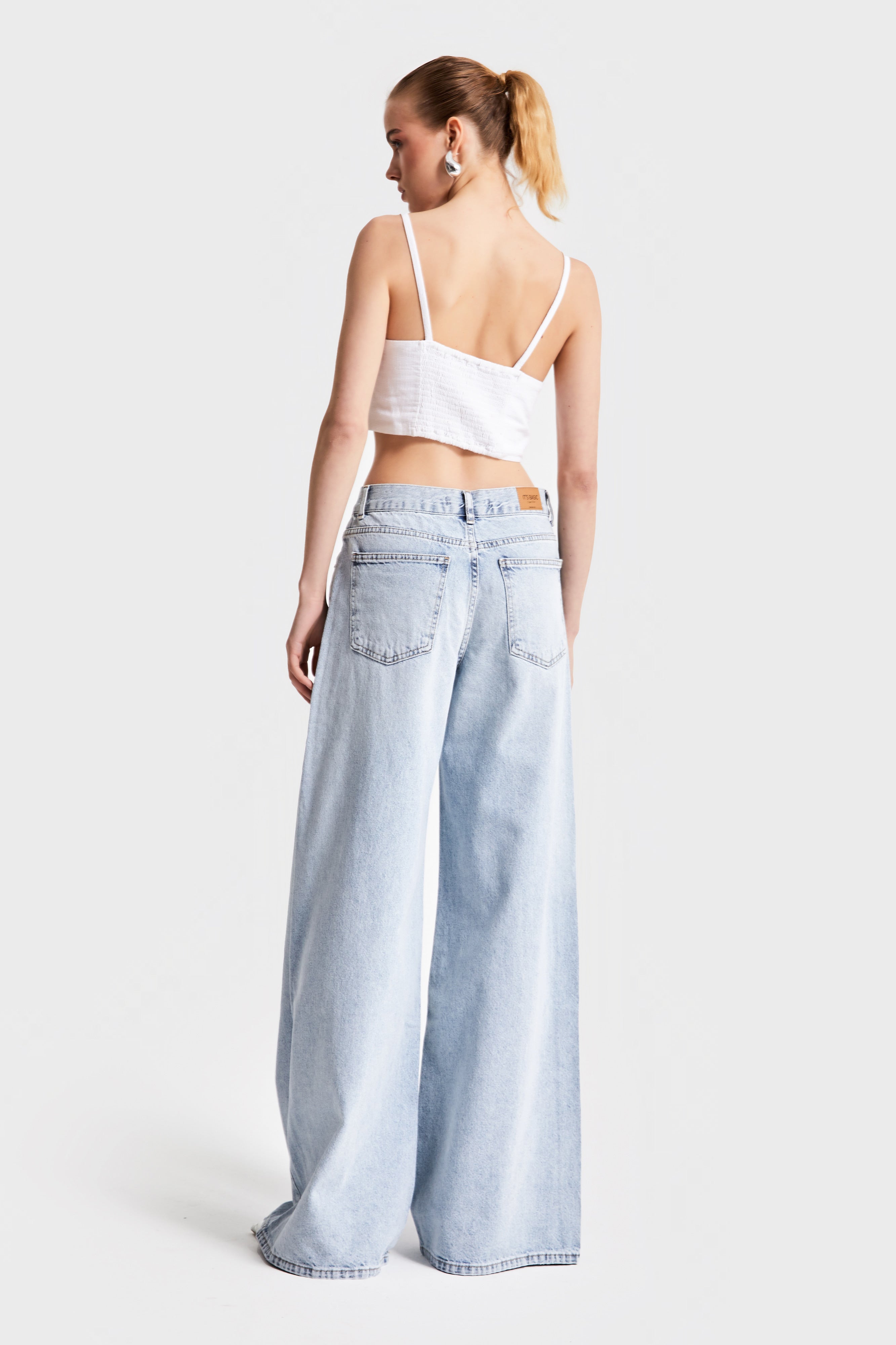 Женские зимние джинсы Hera 17S5-3, джинсовые брюки Palazzo Fit