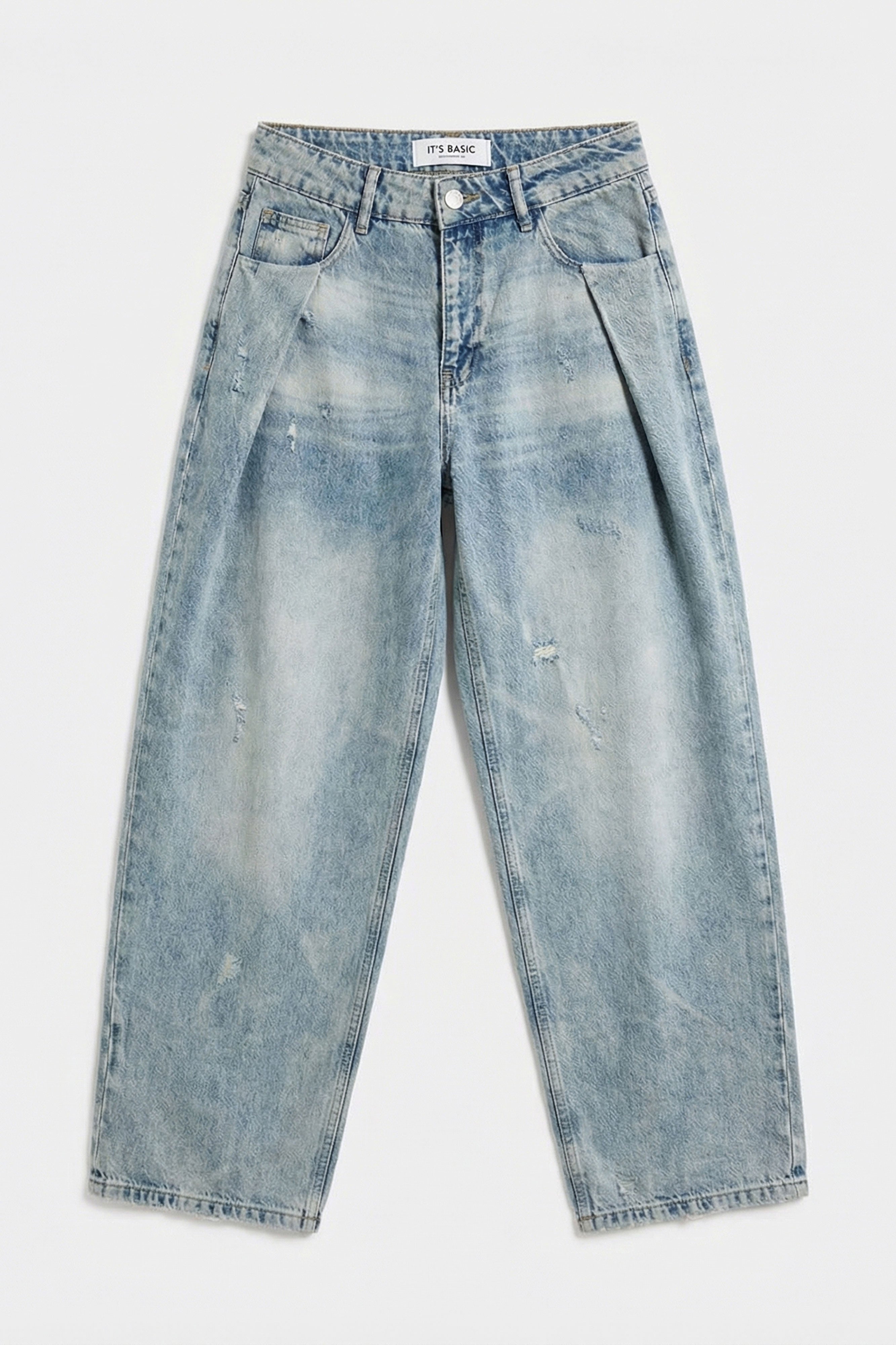 Kadın T.Kot Rengi 12s6-65 Loose Fit Bol Kesim Özel Tasarım Denim Jean
