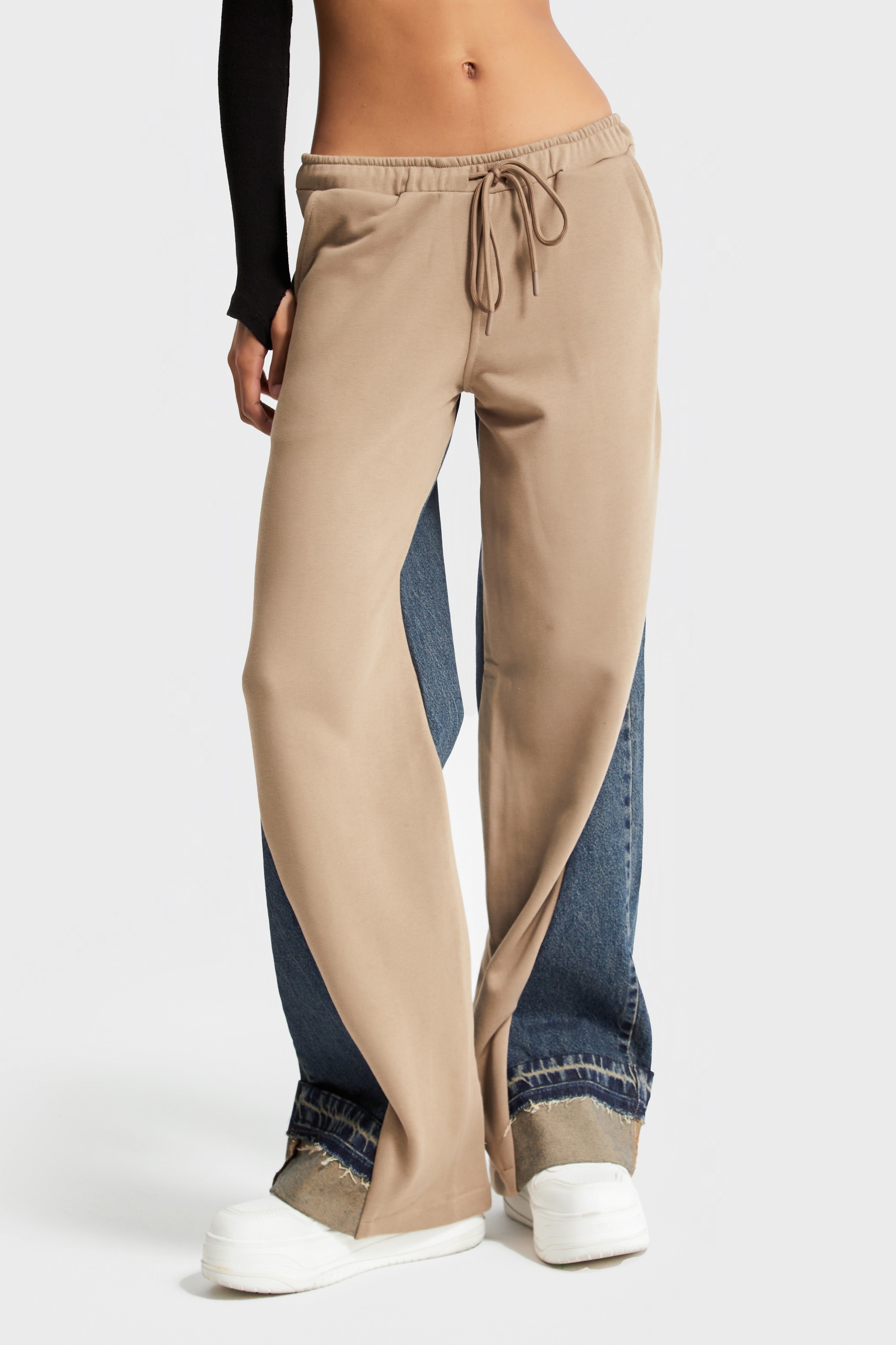 Женские брюки T.Jeans Color 2w48 из трикотажного денима свободного кроя