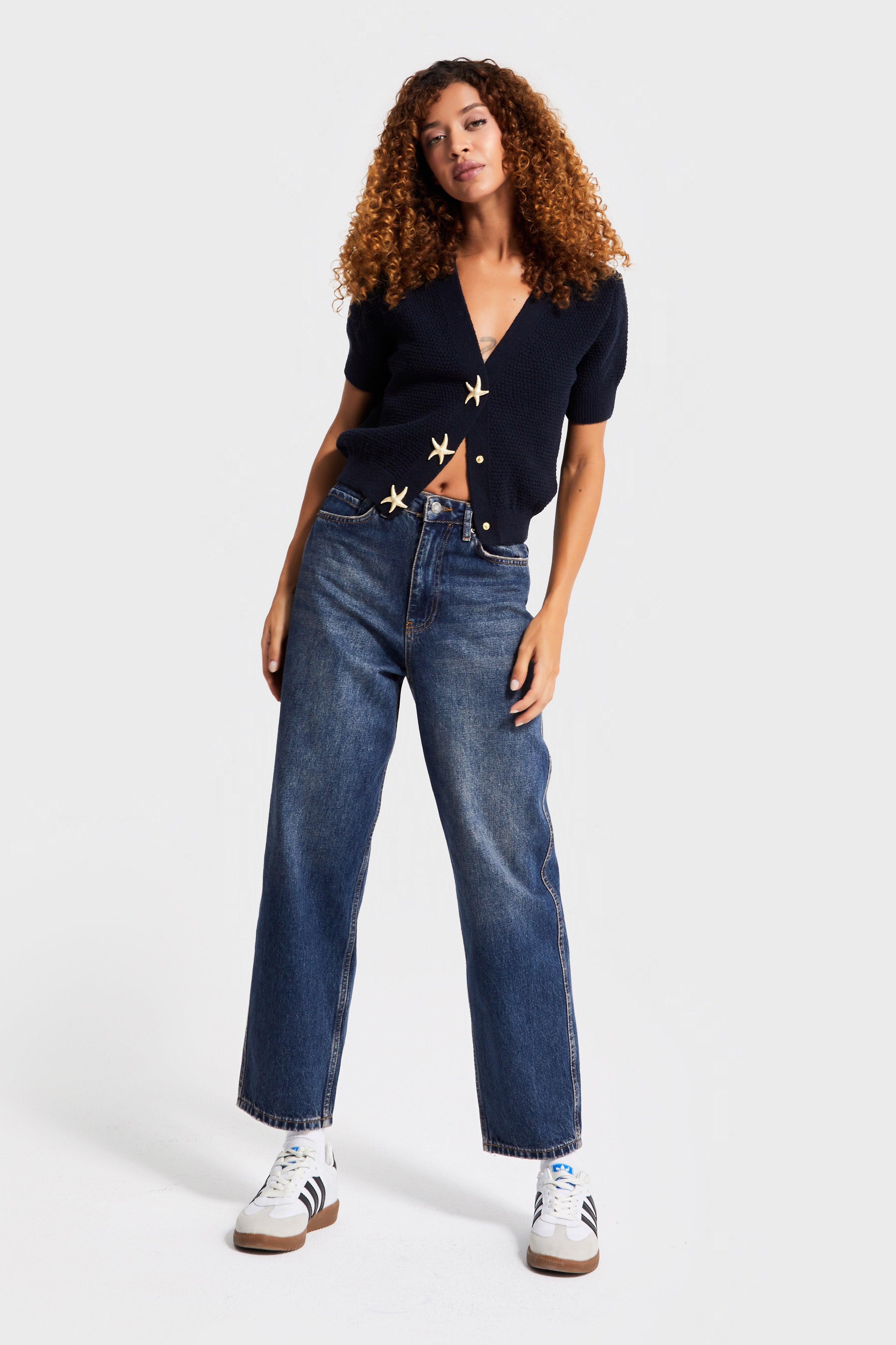 Kadın T.Kot Rengi 2W5-8 Relax Fit %100 Koton İç Boy 69cm Denim Jean
