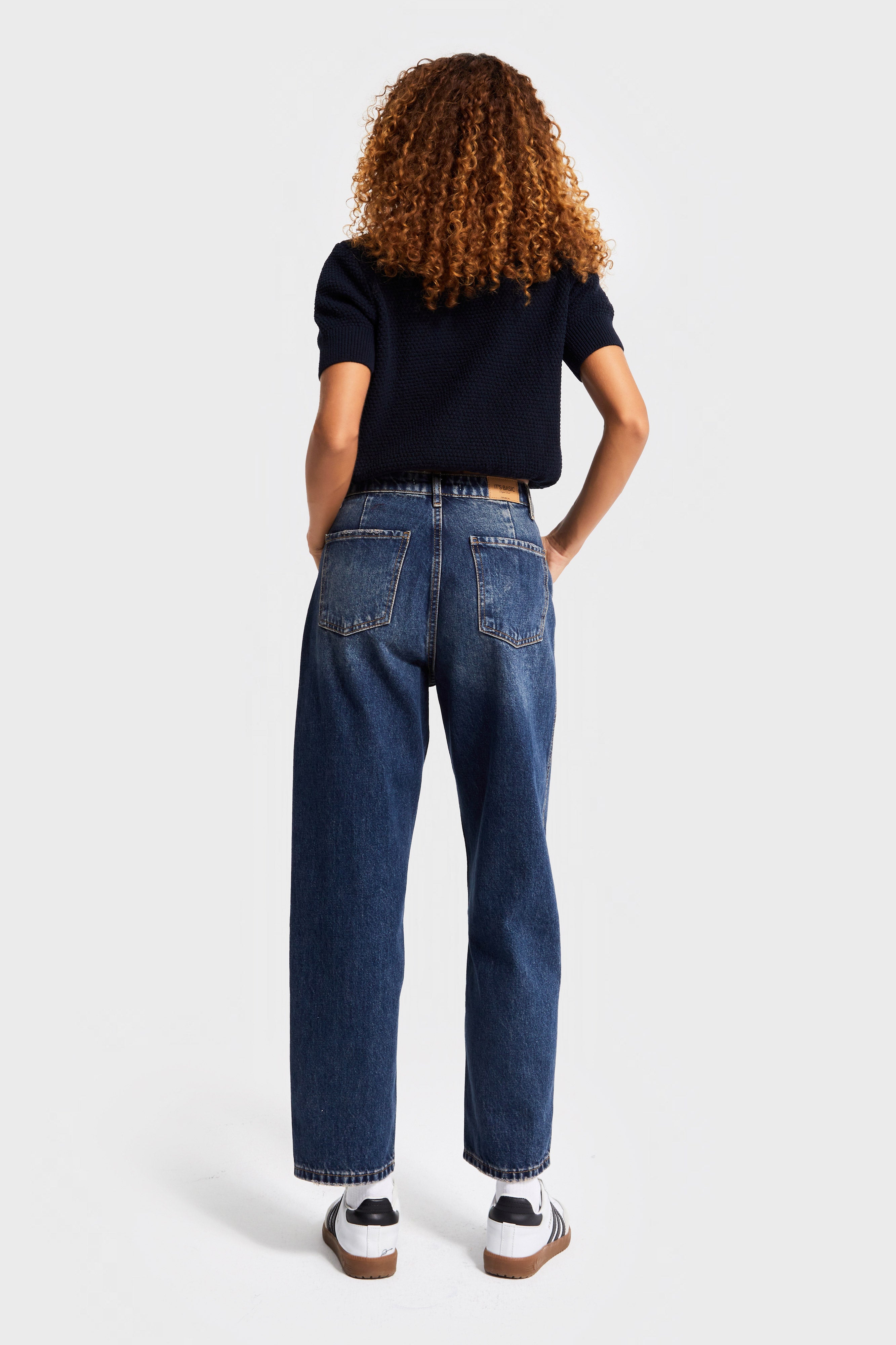 Kadın T.Kot Rengi 2W5-8 Relax Fit %100 Koton İç Boy 69cm Denim Jean