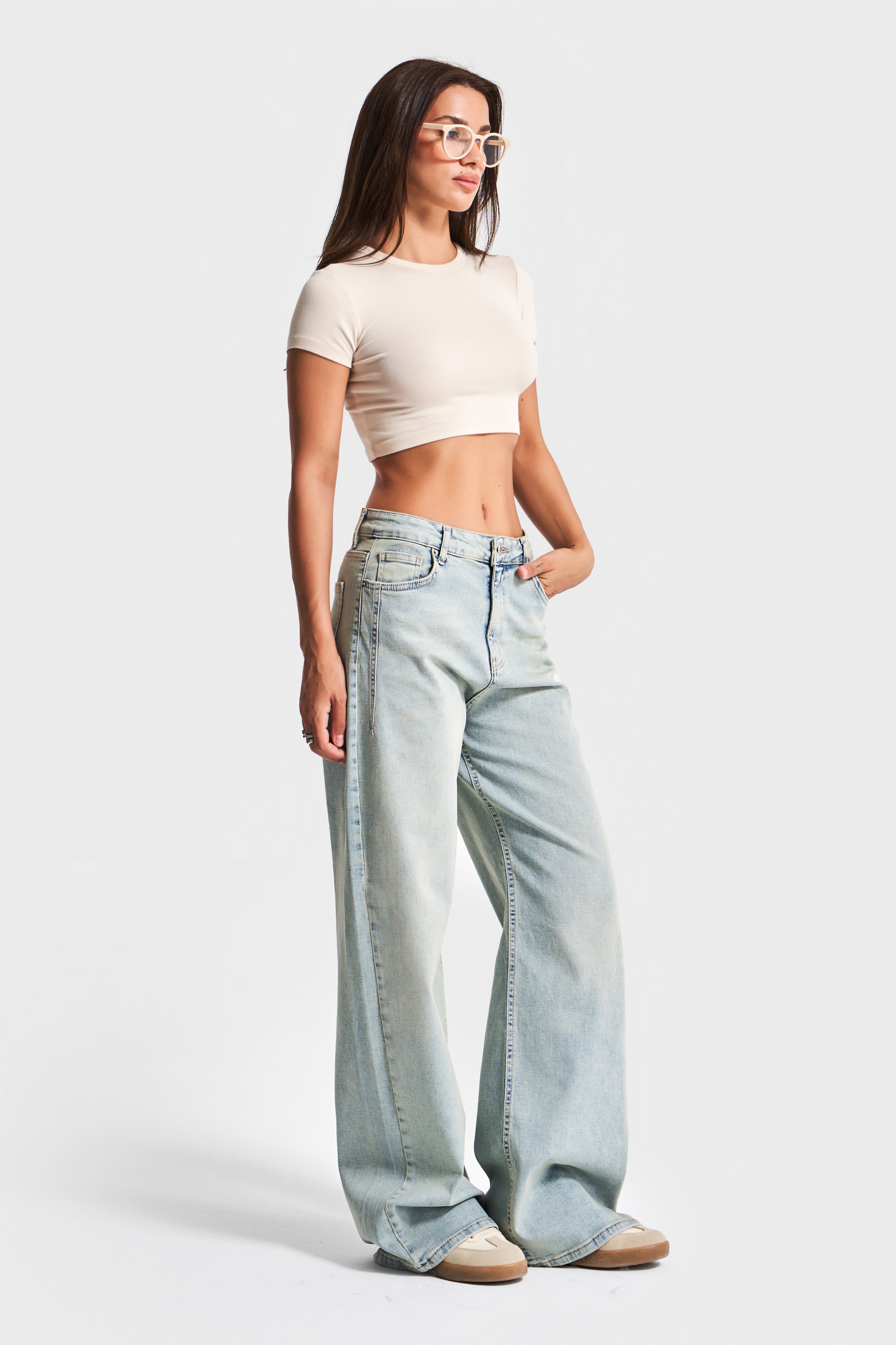 Женские джинсы T.Jeans из эластичной лайкры больших размеров, цвет 4s5-32