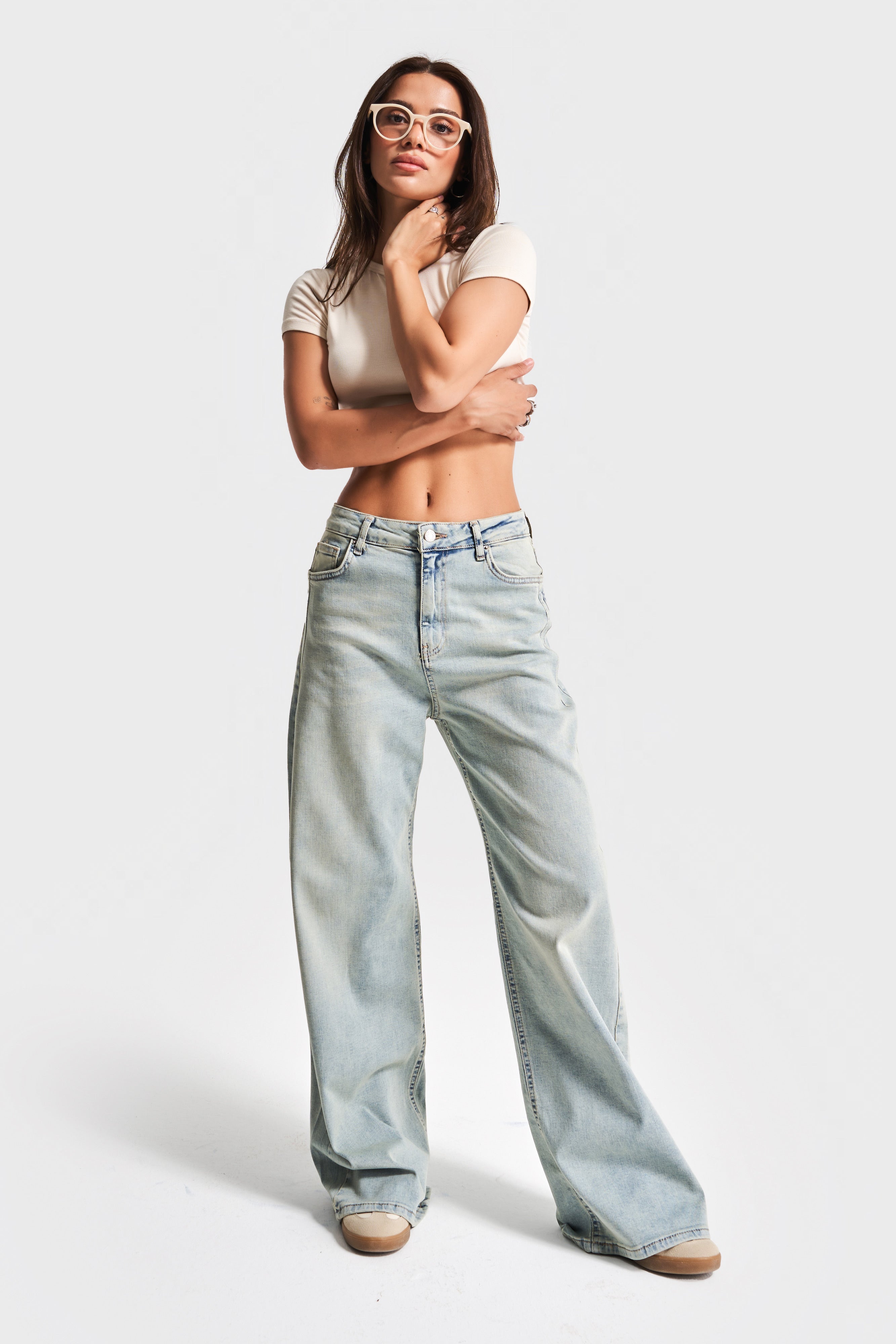 Женские джинсы T.Jeans из эластичной лайкры больших размеров, цвет 4s5-32