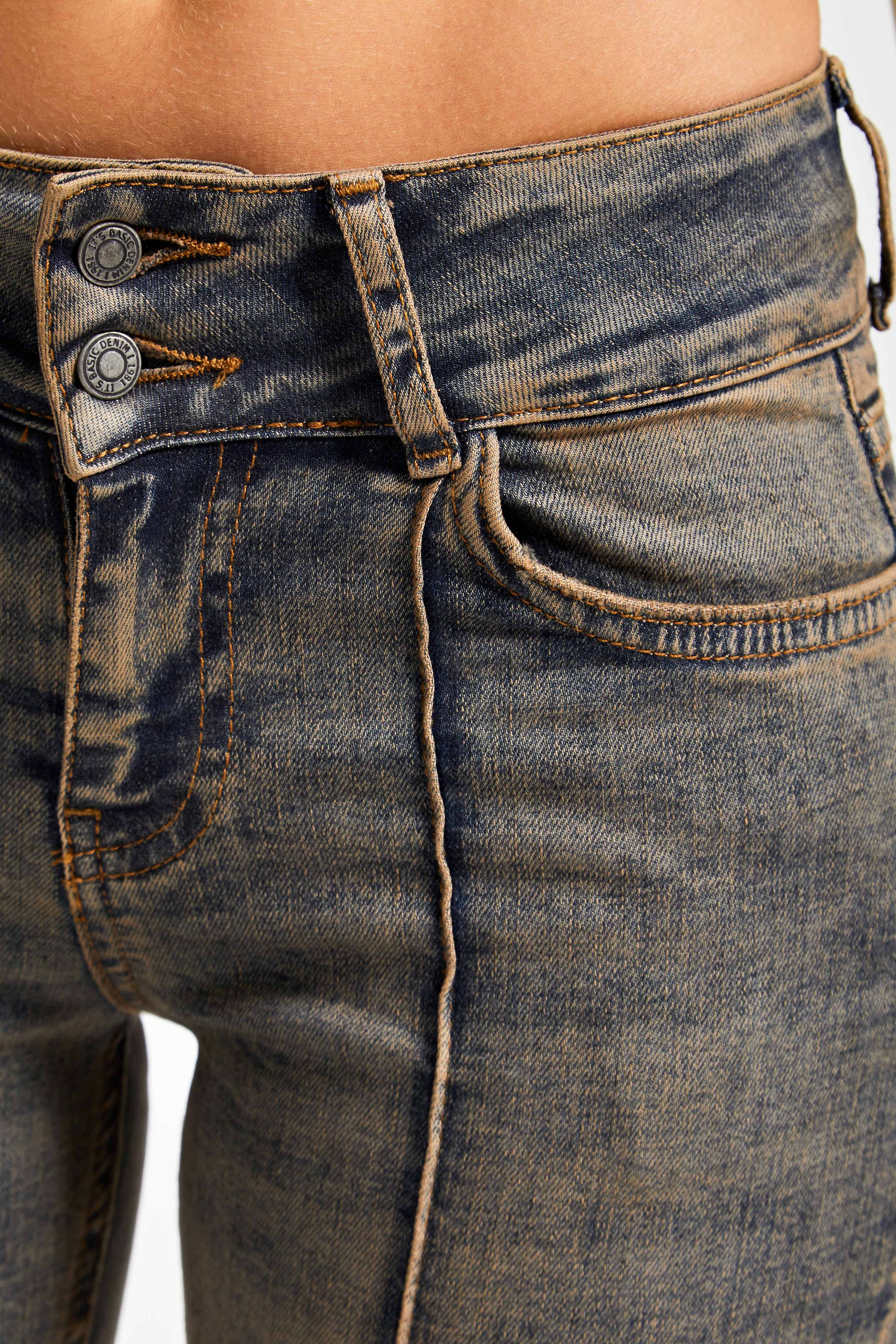 Kadın T.Kot Rengi 4w5-32 Bootcut Midrise Orta Bel Esnek Elastan Kumaş Denim Jean