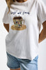 Kadın Beyaz w5 Oversize Özel Baskılı Tasarım T-Shirt