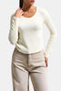 Women Ecru w5 100% Organic Cotton Flexible Comfortable Fit Blouse