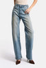 Kadın T.Kot Rengi 4s6-32 Straight Fit Yüksek Bel Komfort Kumaş Denim Jean