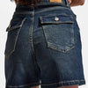 Kadın Tint 2s6-8 Relax Fit Midi Boy Esnek Kumaş Denim Şort