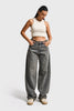 Women's T.Kot Color Lotus 2w5-134 Baggy Fit Inseam 83cm 100% Cotton Denim Jeans