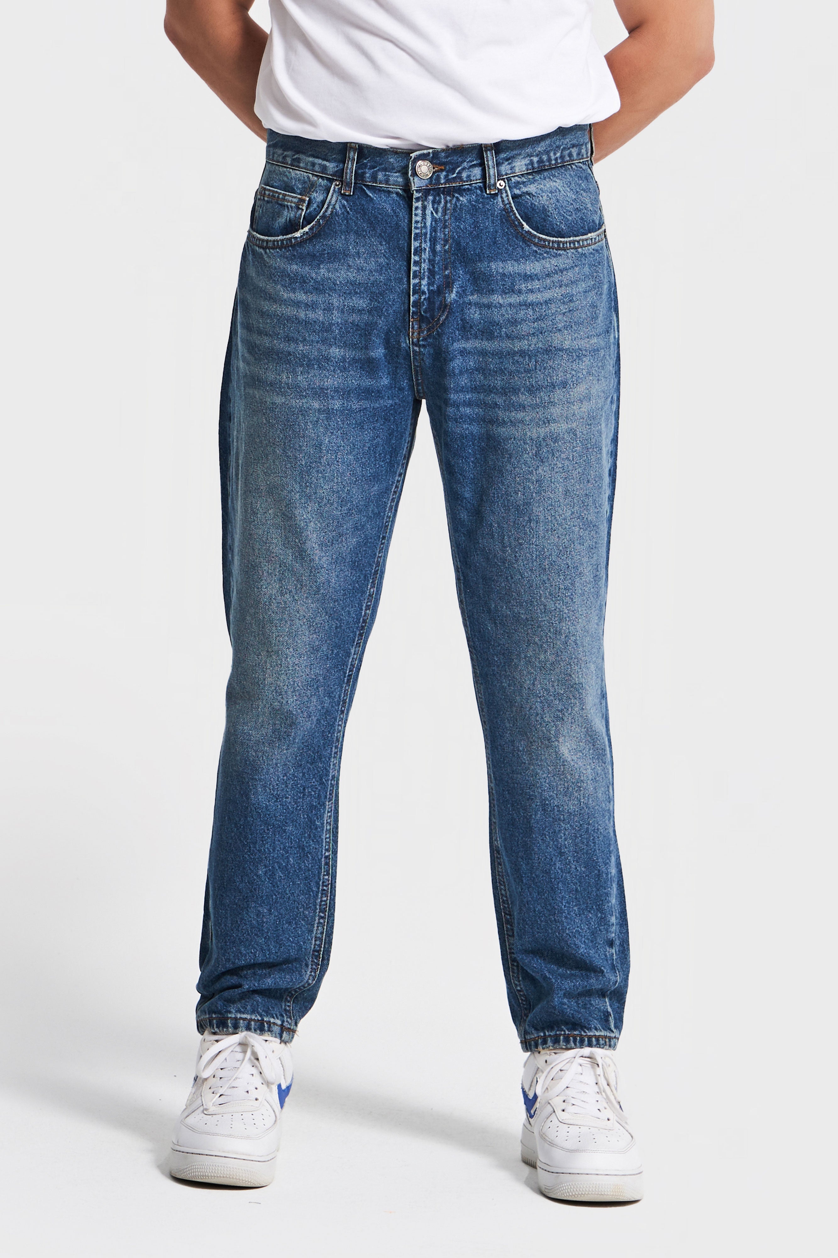 Erkek T.Kot Rengi 2w5-32 Slim Crop Fit %100 Koton İç Boy 70cm Denim Jean