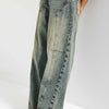 Kadın T.Kot Rengi 4w5-85 Barrel Fit Cep Detaylı %100 Koton Tasarım Denim Jean