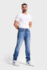 Men's Jeans Color Slim Fit Lycra Fabric Denim
