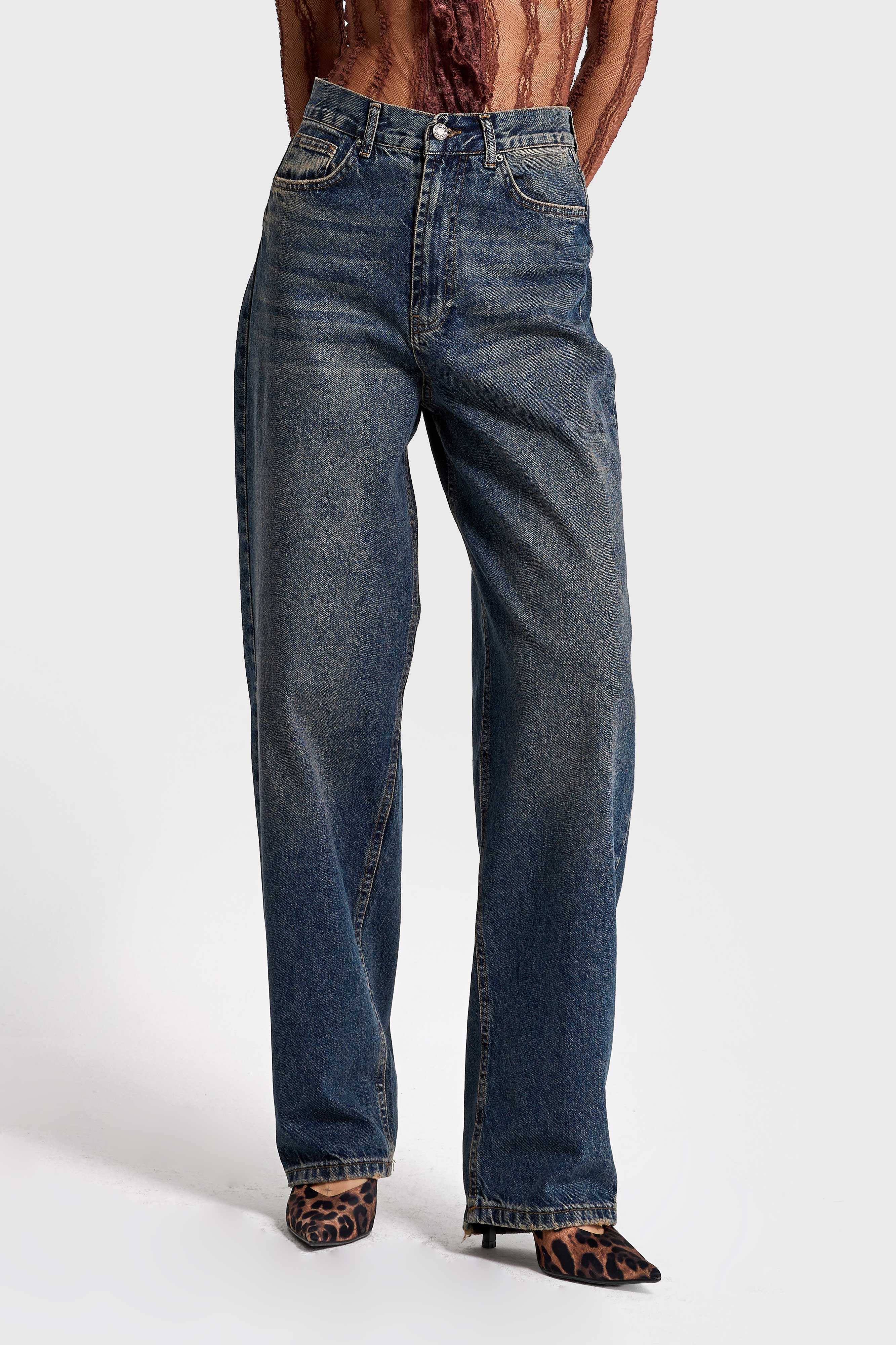 Женские джинсы T.Jeans Color 2w48 Skater Fir Loose Cut Denim