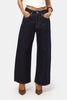 Kadın İndigo Selvedge 7s6-50 Baggy Low Rise Fit Tokyo %100 Koton Denim Jean