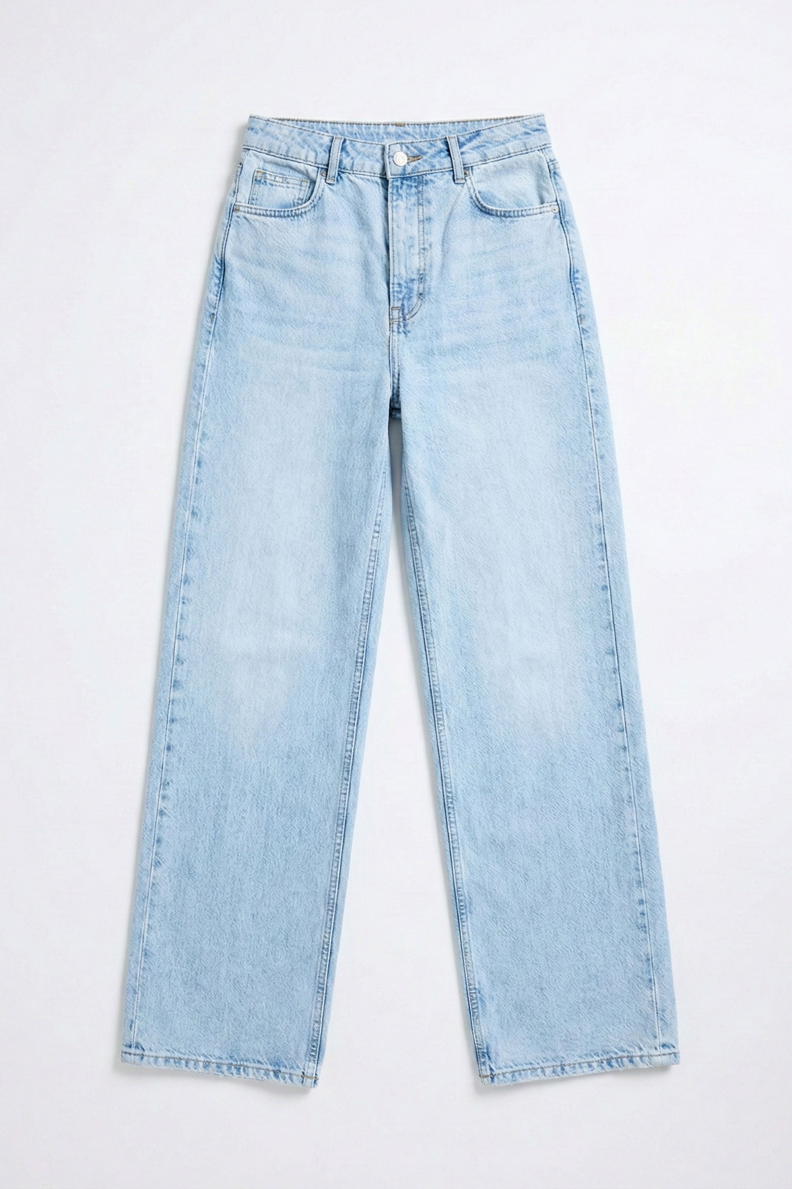 Kadın Ice Doris 4s6-3 Straight Fiy Yüksek Bel %100 Koton Denim Jean