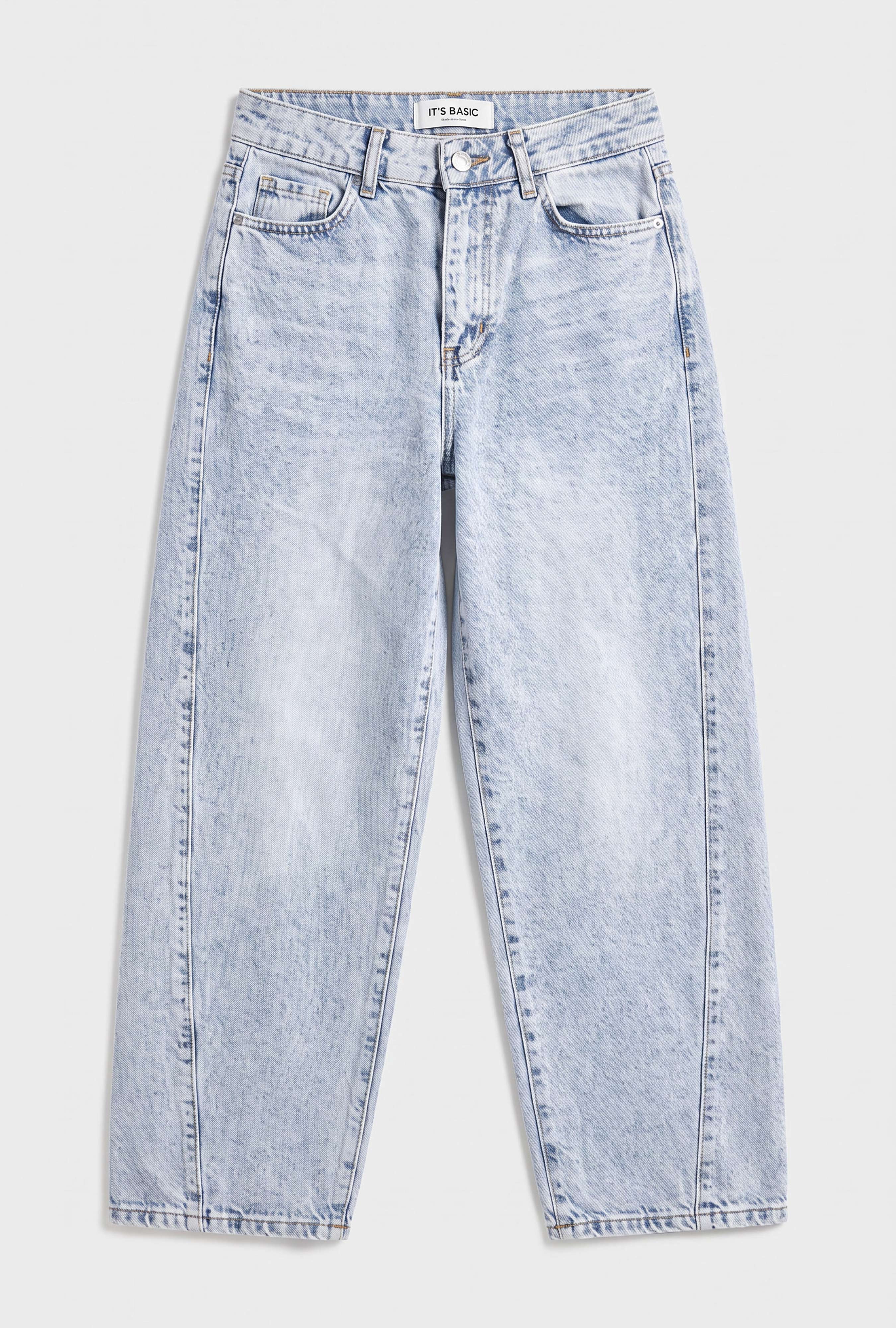 Kadın Snow Kot Rengi Venüs Carrot Fit Rahat Kalıp Yüksek Bel Denim Jean